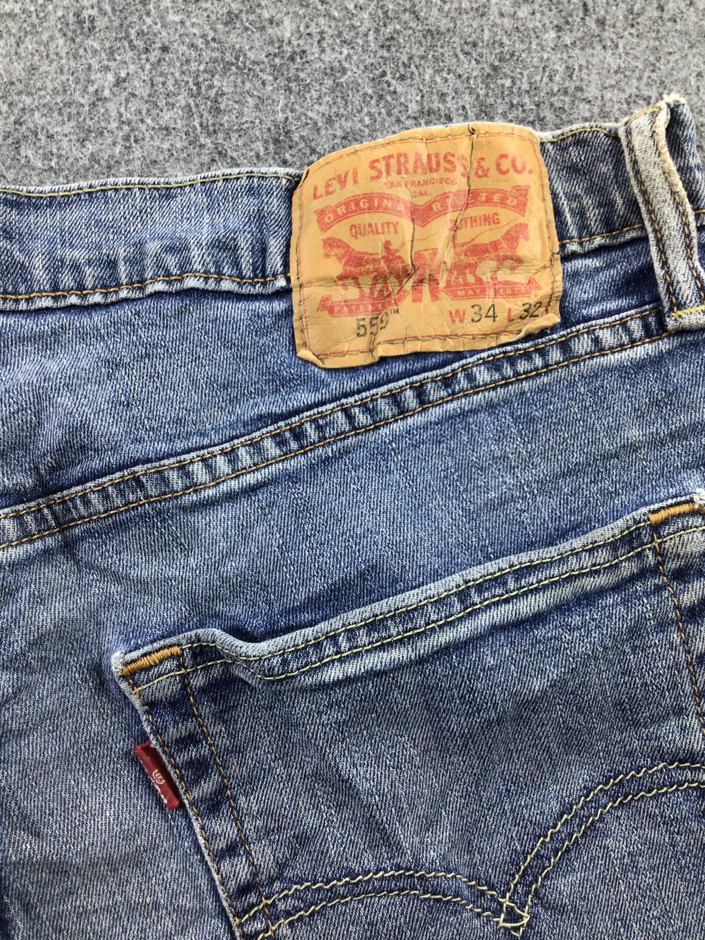 Levi's Vintage Levis 559 Jeans-JM571 Size US 35 - 5 Thumbnail