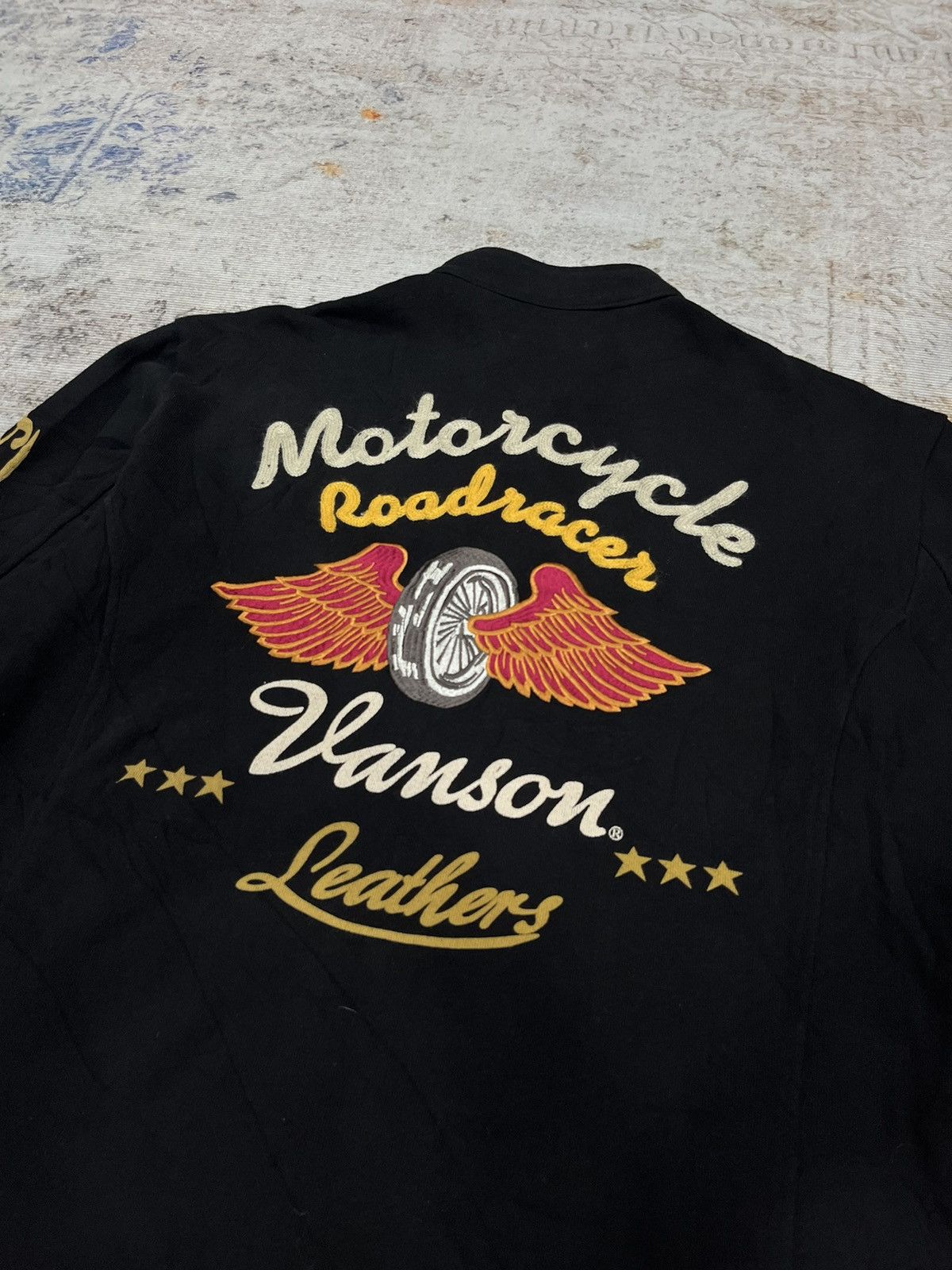 Vanson Leathers Vanson Leathers Motorcycle Rider Cotton Jacket Size US XL / EU 56 / 4 - 5 Thumbnail