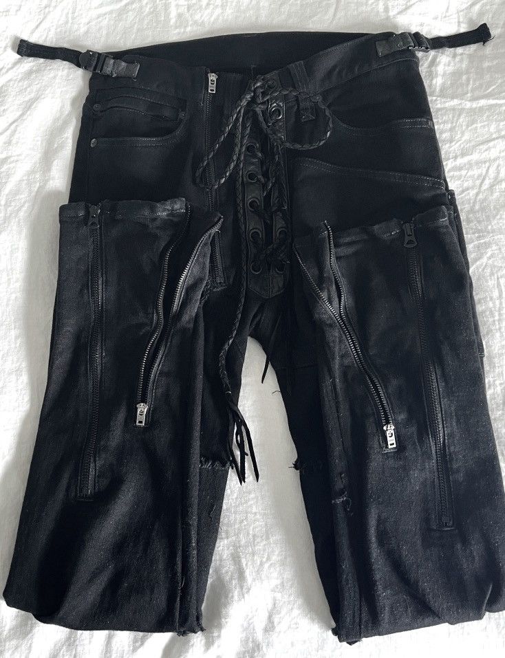 If Six Was Nine If Six Was Nine lace up SBCM-9 Denim | Grailed