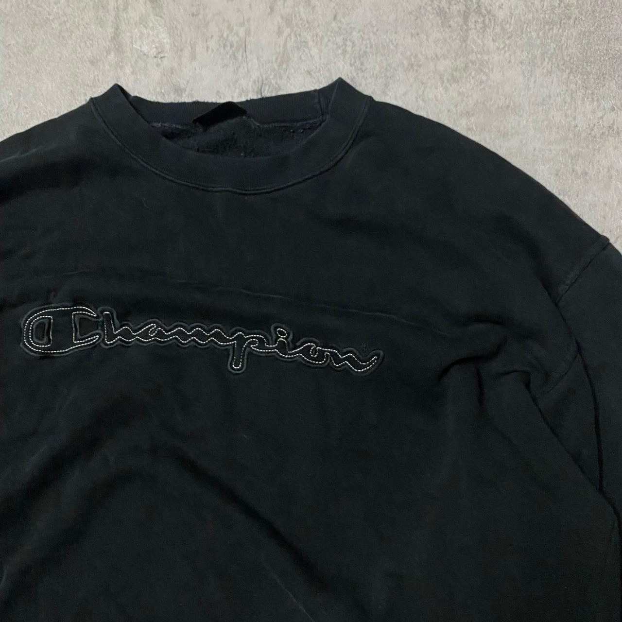 Champion Black Champion crewneck sweatshirt #skater Size US XL / EU 56 / 4 - 2 Thumbnail