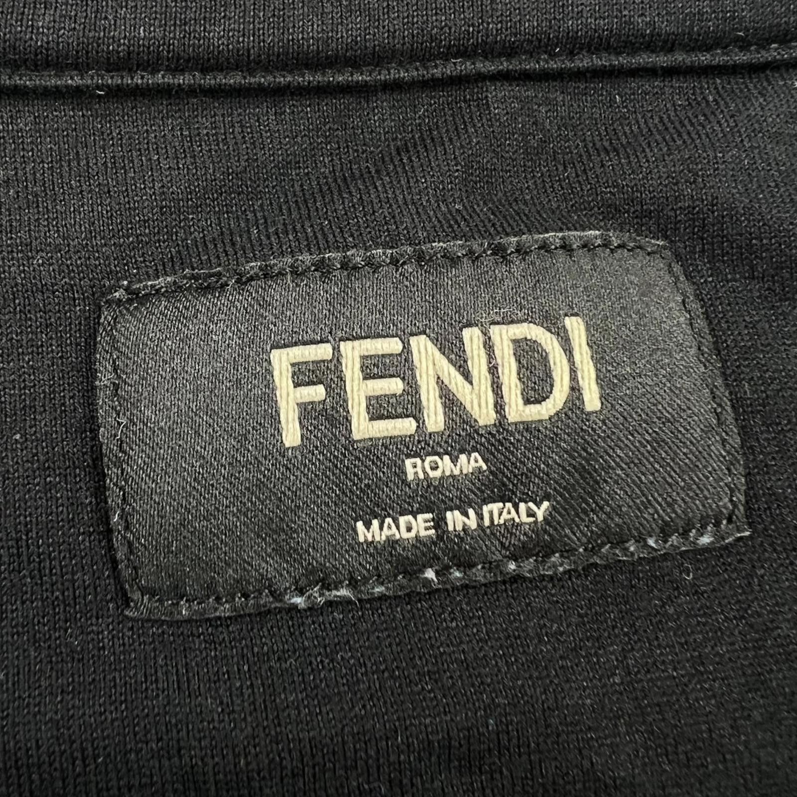 Fendi Fendi FF Applique Black T-Shirt Size US S / EU 44-46 / 1 - 4 Thumbnail