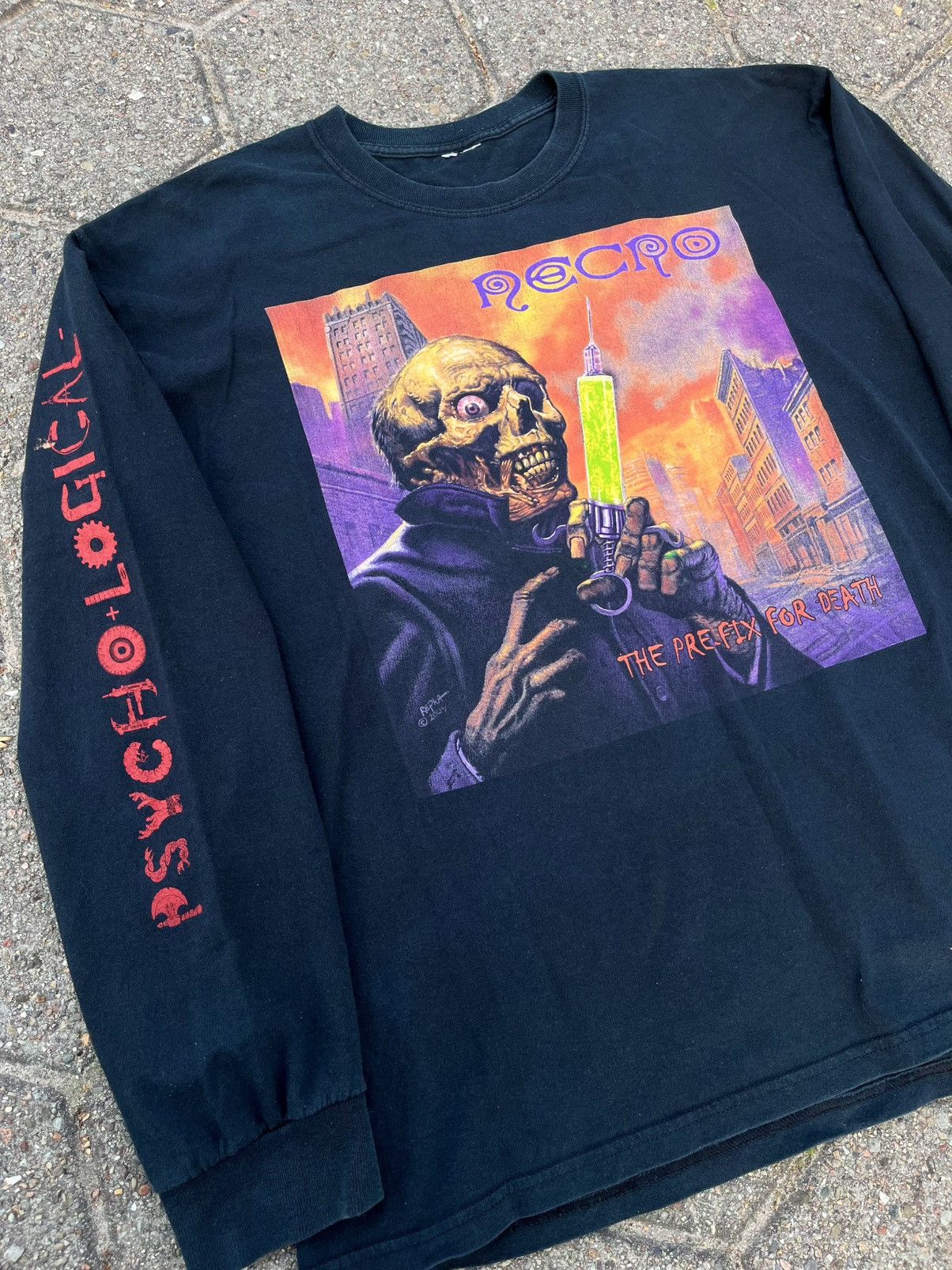 Rap Tees 2004 Necro Pre-Fix for Death Horrorcore Rap Band Tee XL Size US XL / EU 56 / 4 - 1 Thumbnail