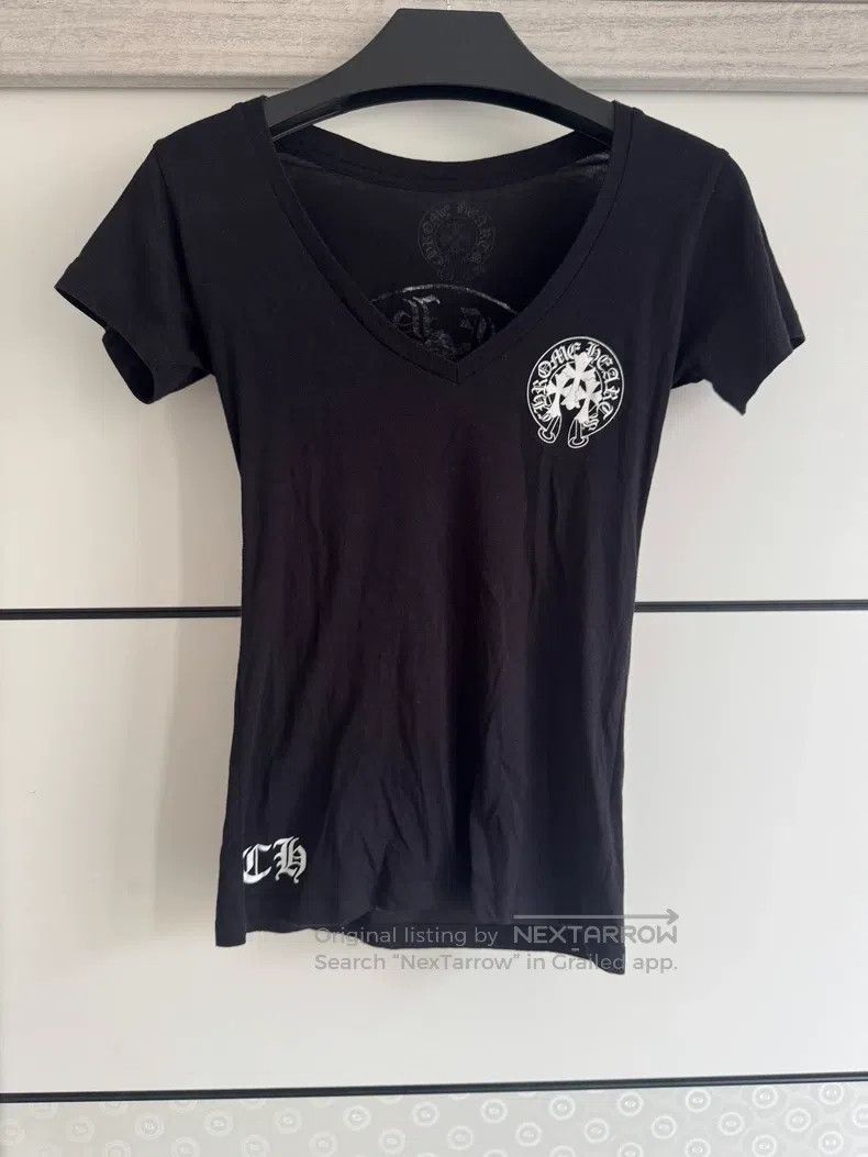Chrome Hearts CHROME HEARTS Size XS Deep V-neck black pocket three cross Size US XS / EU 42 / 0 - 1 Thumbnail
