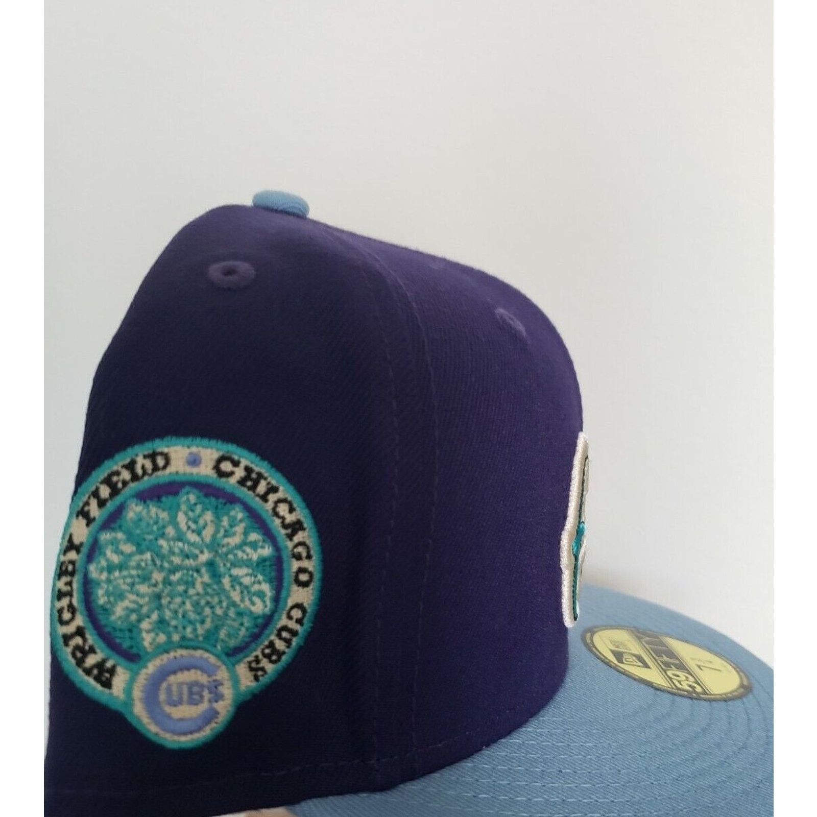New Era Chicago Cubs Hat Wrigley Field Purple 59Fifty 7 3/4 New Era Size ONE SIZE - 2 Thumbnail