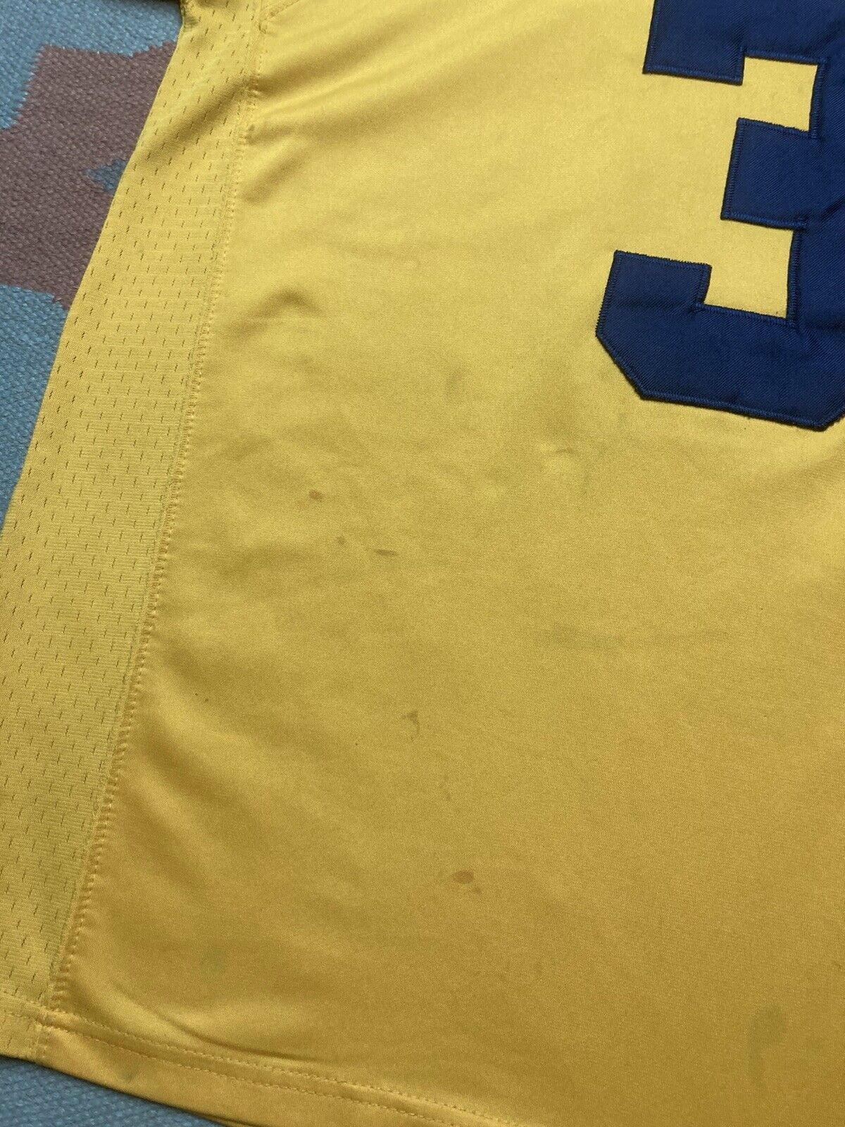 Nike × Vintage Air Jordan big 10 jersey university Michigan wolve Gary #3 L Size US L / EU 52-54 / 3 - 3 Thumbnail