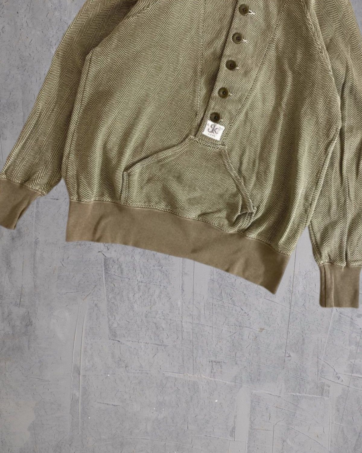 Japanese Brand × Kapital Kapital leather patch sweater Size US S / EU 44-46 / 1 - 4 Thumbnail