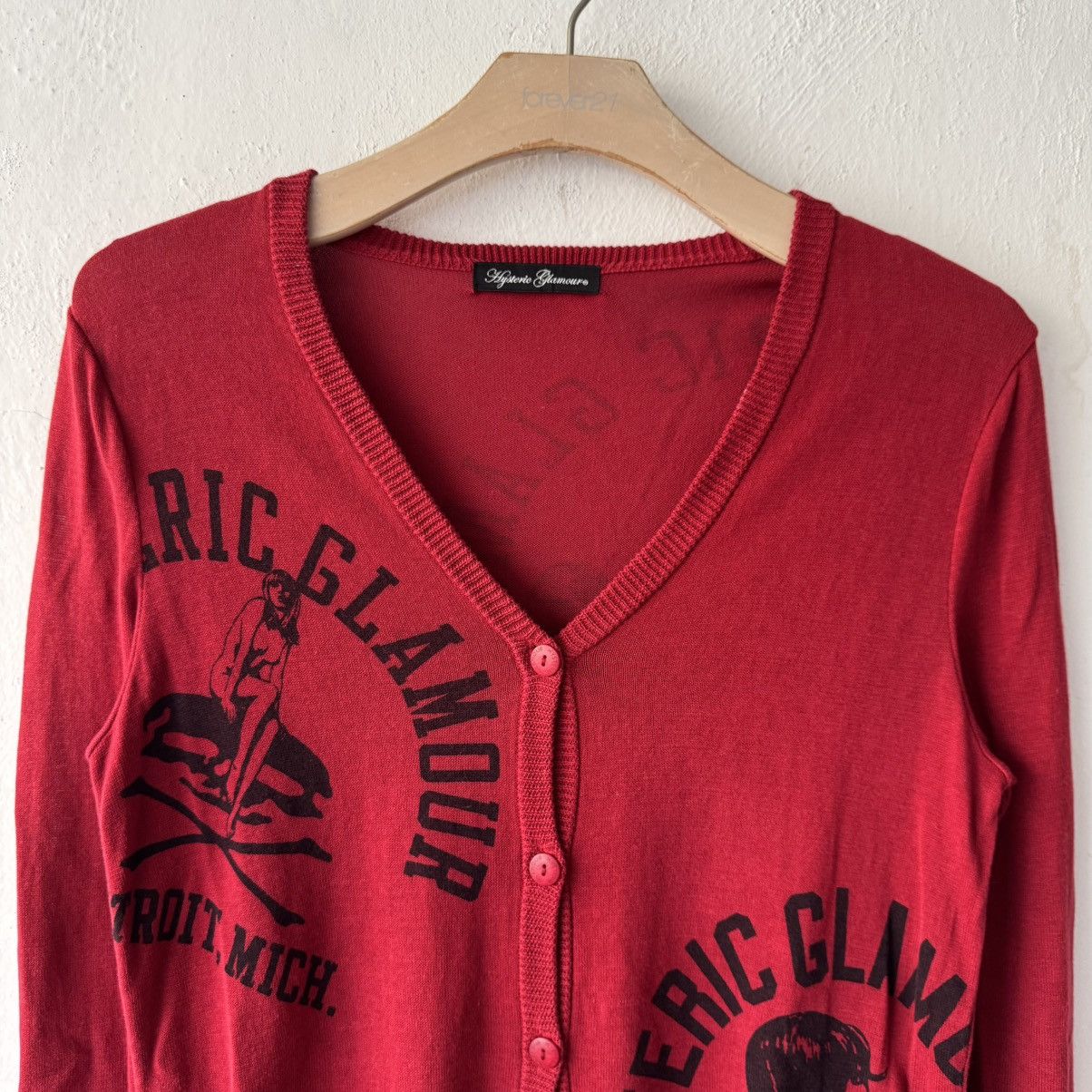 Hysteric Glamour Vintage Hysteric Glamour Detroit Michigan FullPrint Knitwear Size US S / EU 44-46 / 1 - 5 Thumbnail