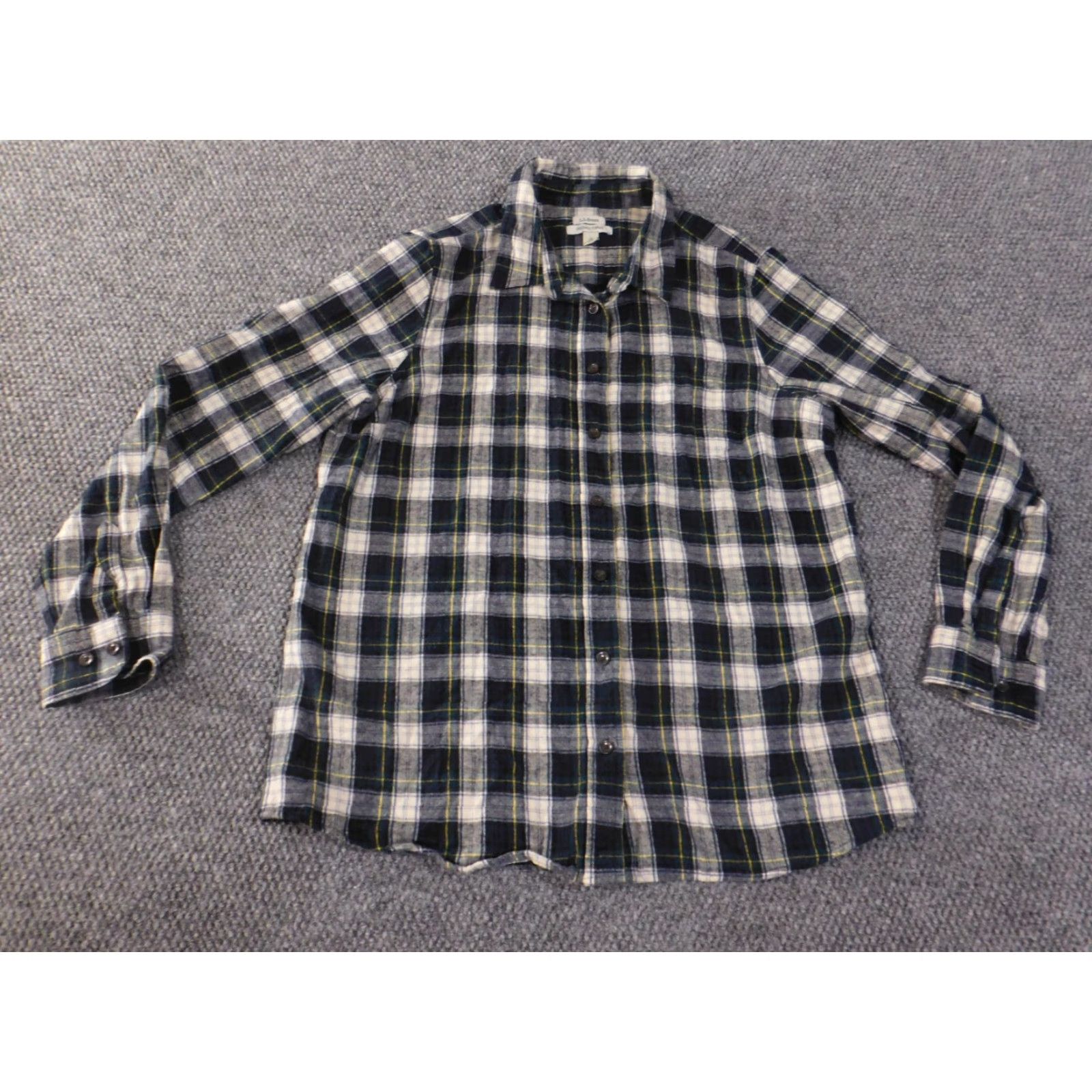 Vintage L.L. Bean Shirt Mens Large Plaid Flannel Button-Down Cotton Outdoors Casual Size US M / EU 48-50 / 2 - 2 Thumbnail