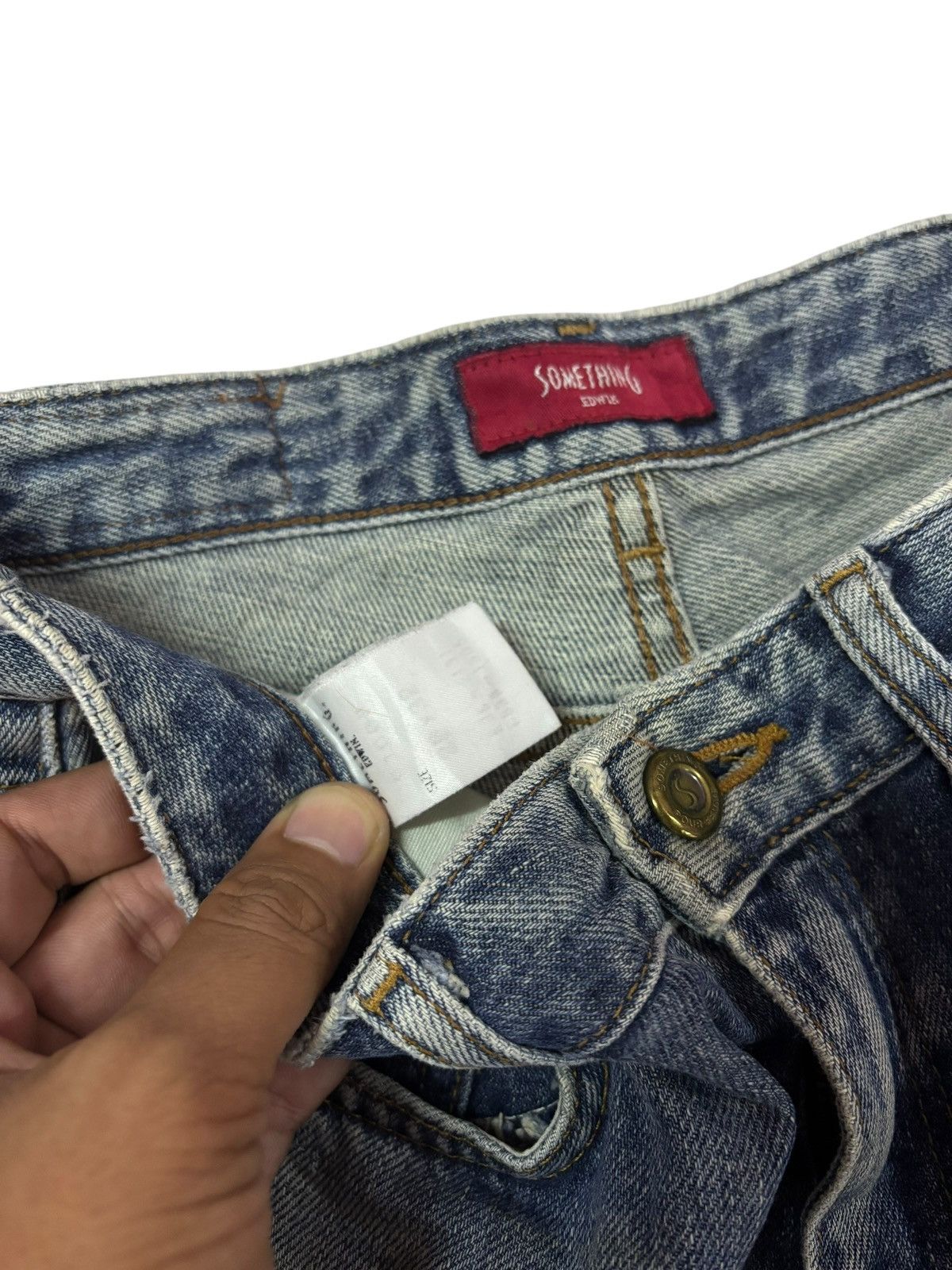 Edwin Vtg Edwin Sophia Japan Distressed Jeans Size US 28 / EU 44 - 6 Thumbnail