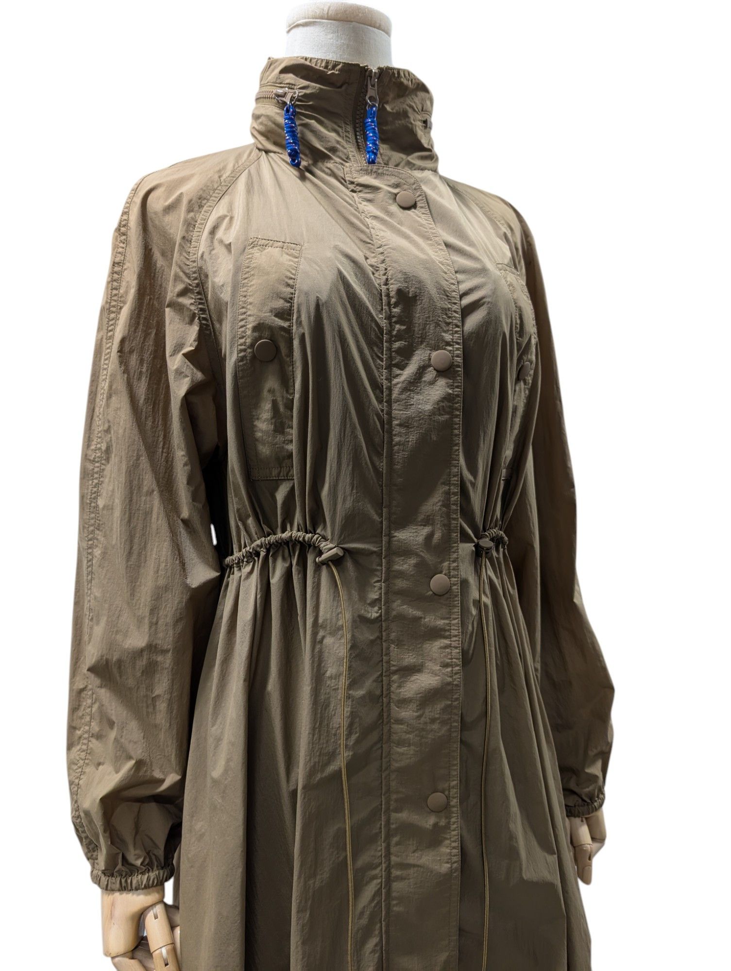 MAX&Co. Earth Color Lightweight Long Trench Size XS / US 0-2 / IT 36-38 - 5 Thumbnail