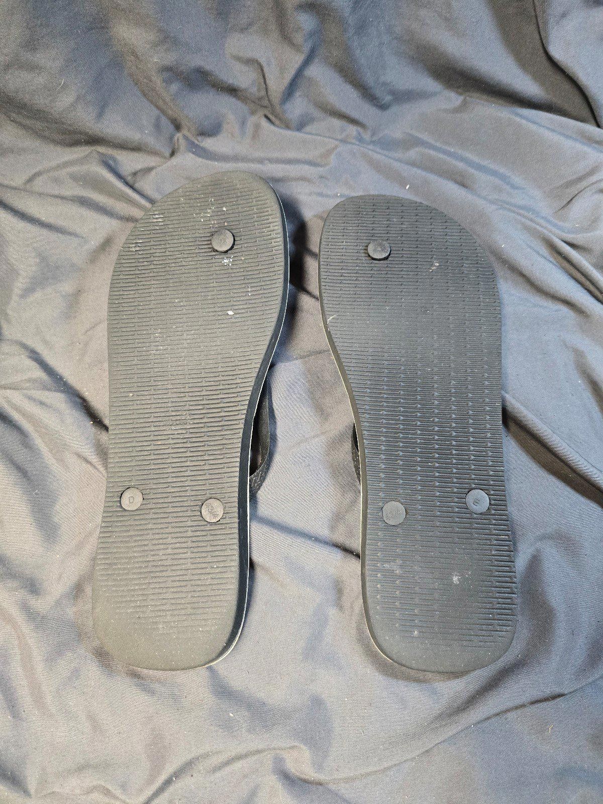 Designer Havaianas Brazil Flip Flops Blue Wave Size 11/12 US Size US 11 / IT 41 - 5 Thumbnail