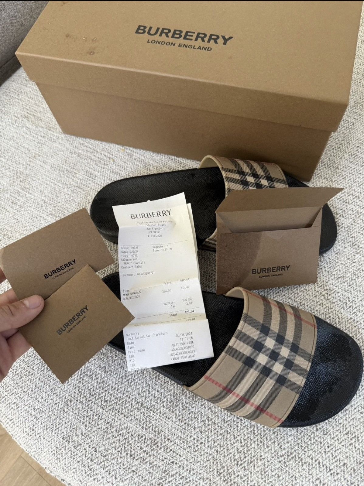 Burberry Burberry slides Size US 9.5 / EU 42-43 - 3 Thumbnail