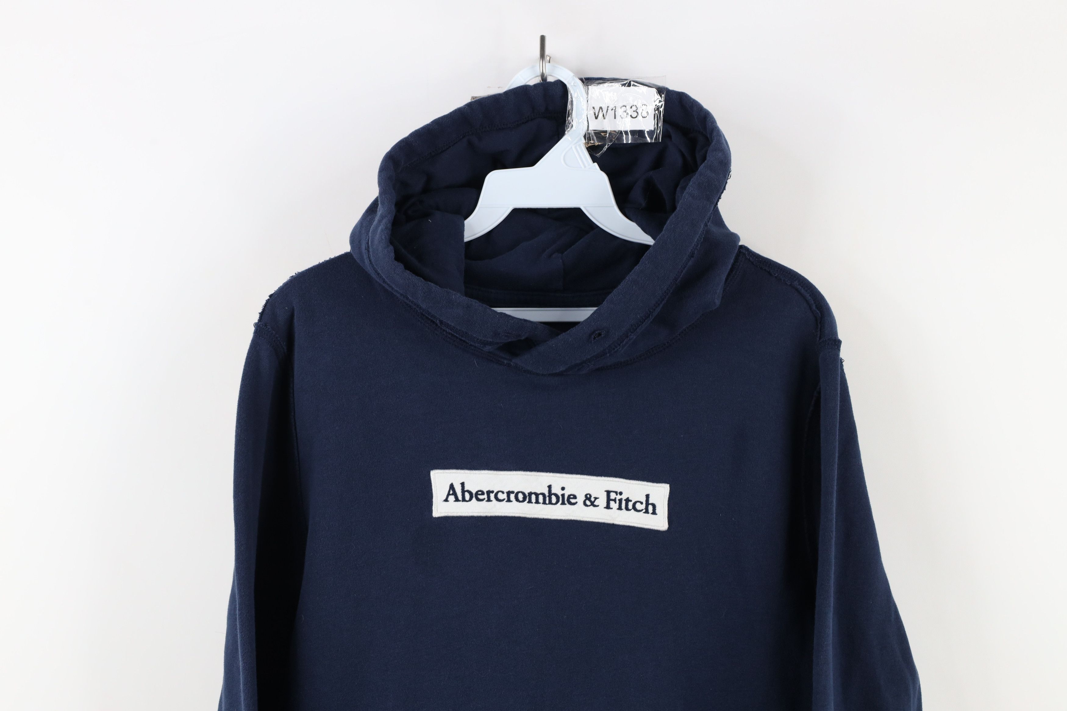 Abercrombie & Fitch × Vintage Vintage Y2K Abercrombie & Fitch Out Box Logo Hoodie Blue Size US S / EU 44-46 / 1 - 2 Thumbnail