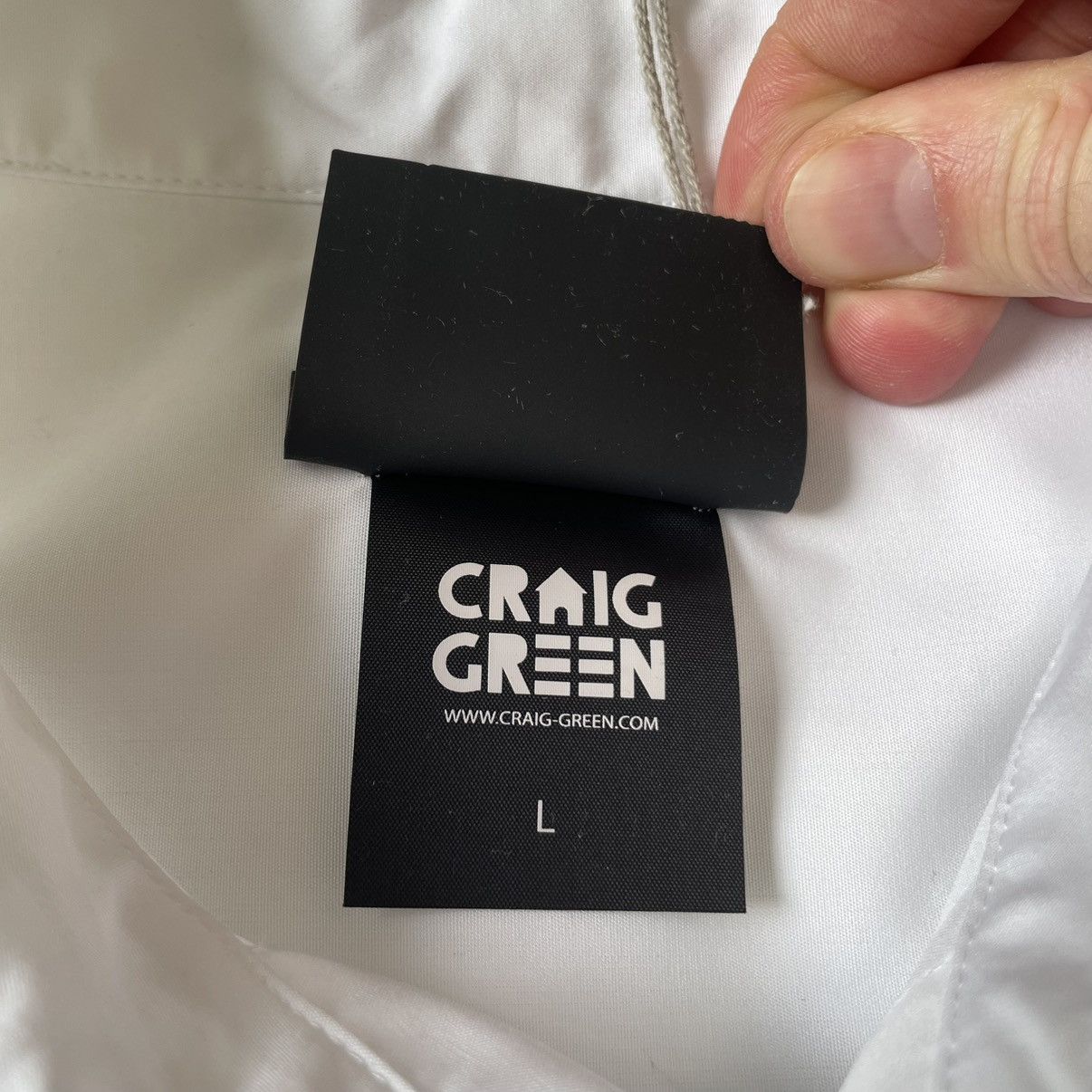 Craig Green S/S 16 White ‘Hang Strap’ Shirt Size US L / EU 52-54 / 3 - 4 Thumbnail