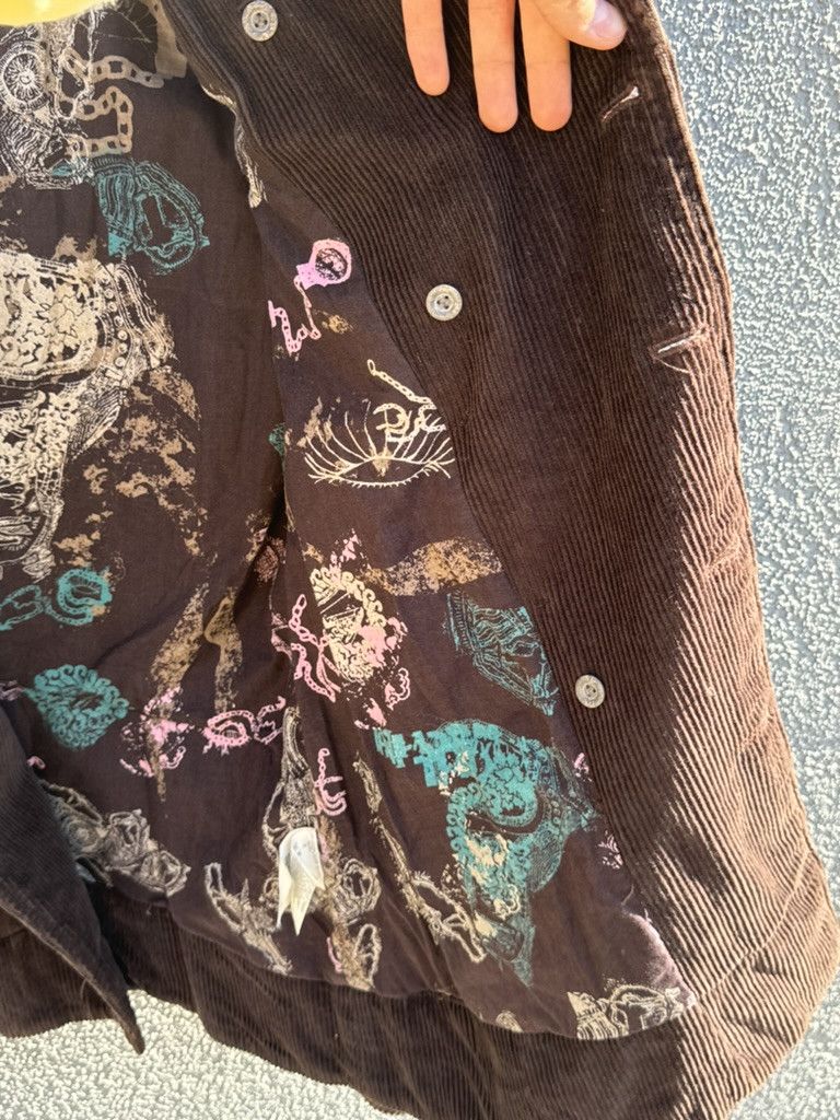 Diesel × Diesel Black Gold Vintage Diesel Industry Women's Brown Corduroy Blazer Size M / US 6-8 / IT 42-44 - 15 Thumbnail