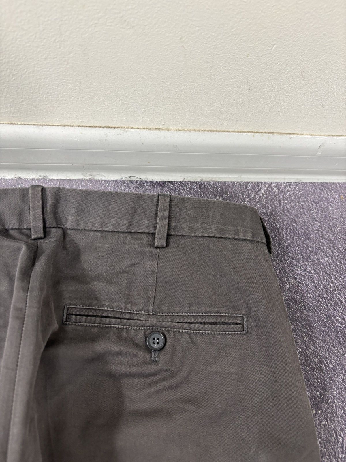 Arket Arket Men’s Brown/Grey Cotton Blend Chino Pants Trousers Size US 34 / EU 50 - 19 Thumbnail