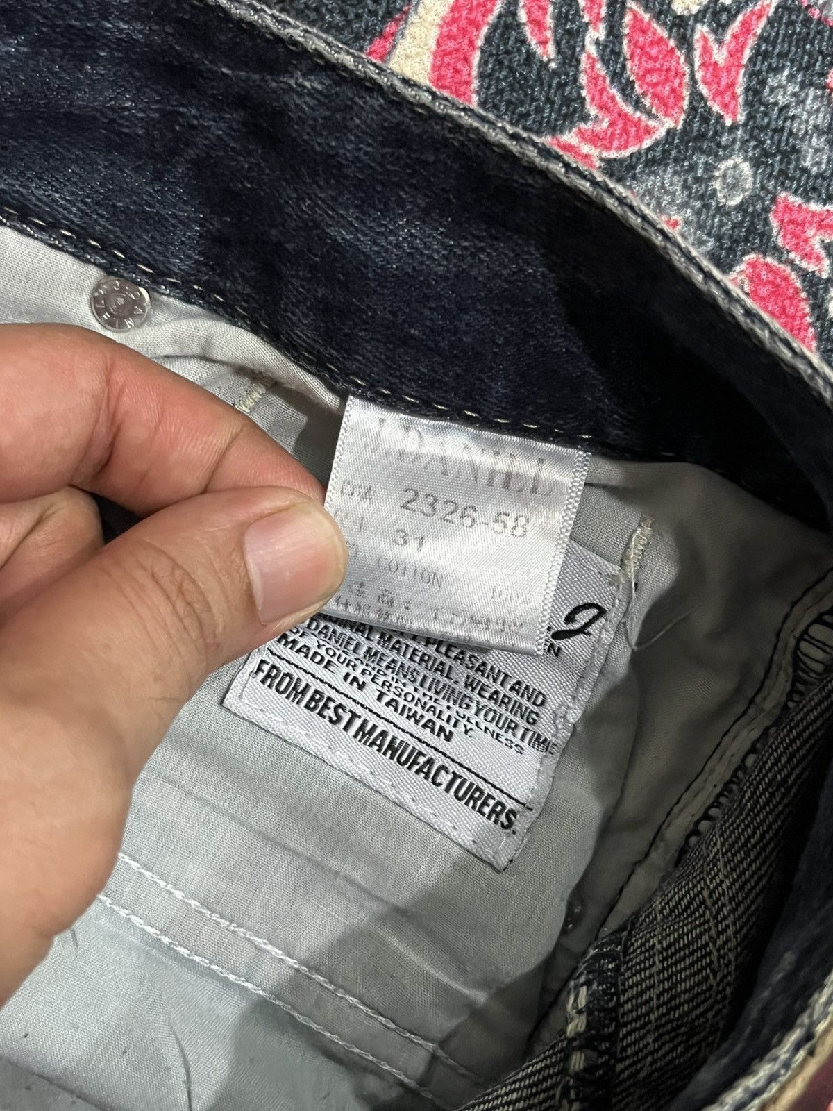 Japanese Brand Vintage J.Daniel Blue Faded Washed Distressed Straight Jeans Size US 31 - 18 Thumbnail