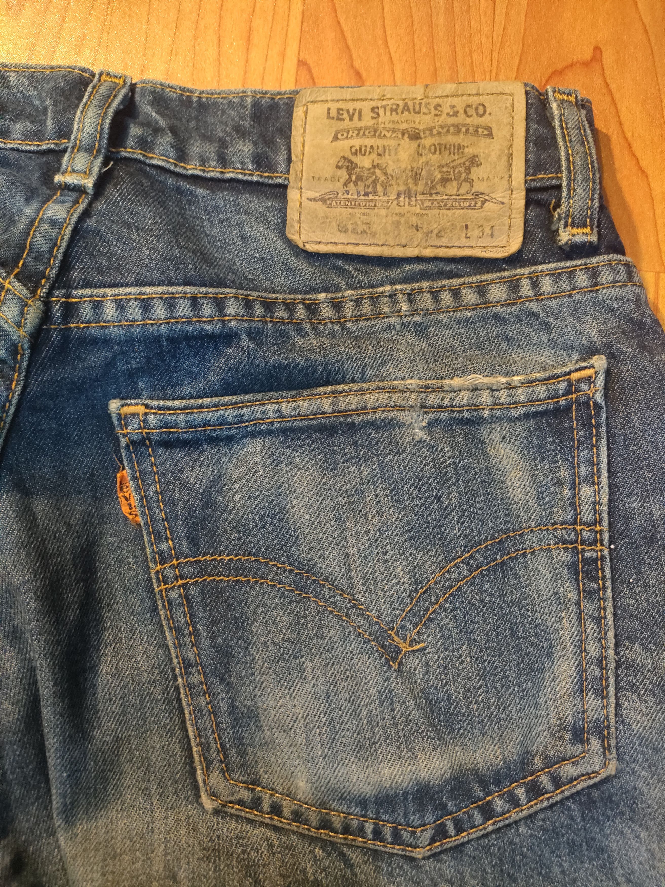 Levi's Vintage Clothing Distressed Levi's 612 Oren Tag Jeans Size US 28 / EU 44 - 2 Thumbnail