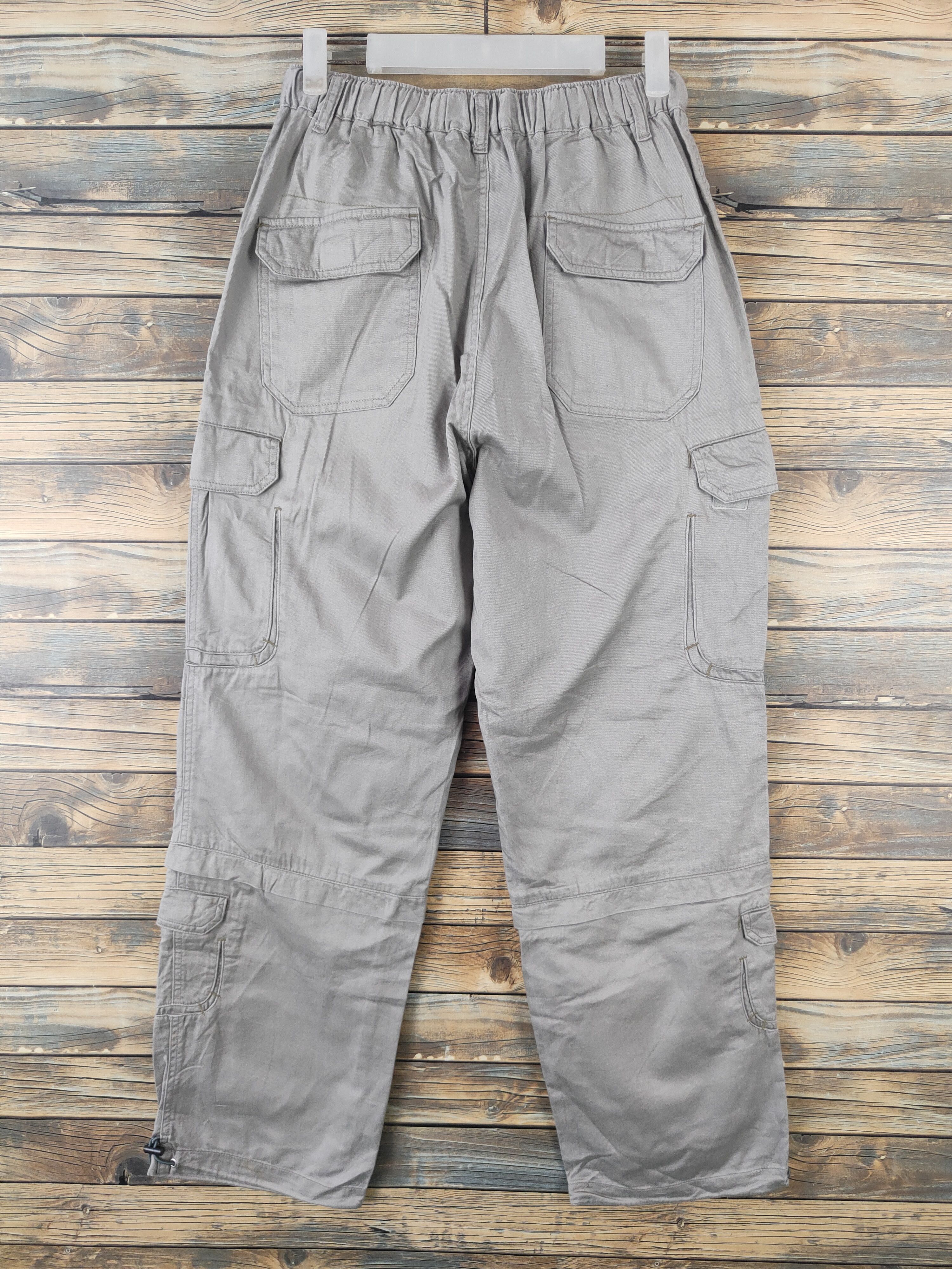 Japanese Brand DL Japanese Brand Gray Multipocket Cargo Pants #2104 Size US 30 / EU 46 - 8 Thumbnail