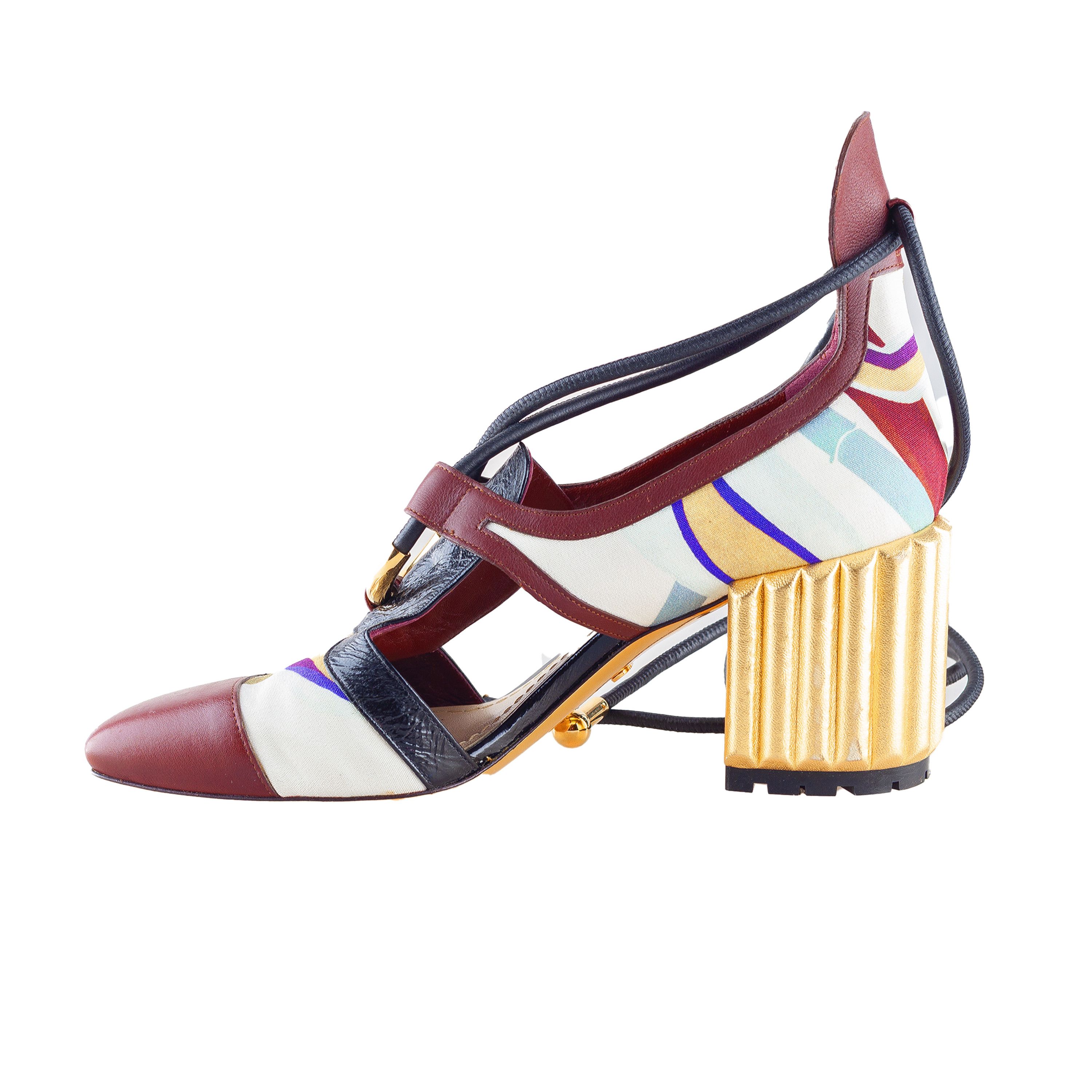 Dior Christian Dior 2017 Metallic Tied-Up Heels Size US 6 / IT 36 - 3 Thumbnail