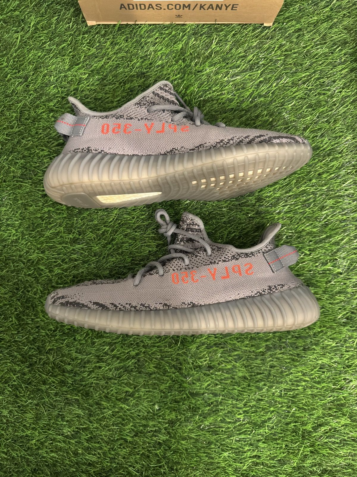 image of Adidas x Yeezy Season Yeezy 350 Beluga 2.0 Shoes in Grey, Men's (Size 11)