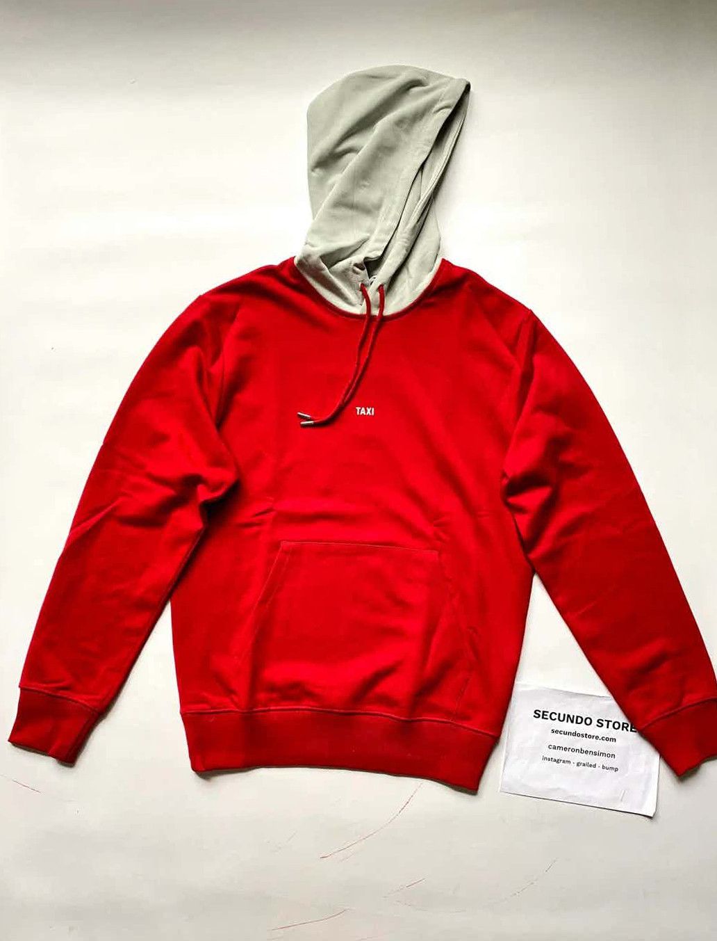 Helmut Lang ⚡️QUICK SALE⚡️ Helmut Lang Red Taxi Logo Hoodie Size XS / US 0-2 / IT 36-38 - 4 Thumbnail