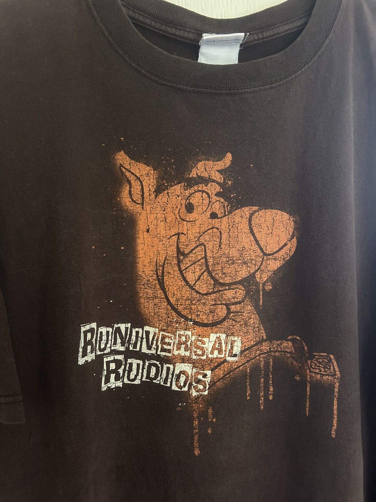 Universal Studios Vintage Scooby Doo ‘Runiversal Rudios’ Graphic T-shirt Brown Size US XL / EU 56 / 4 - 2 Thumbnail