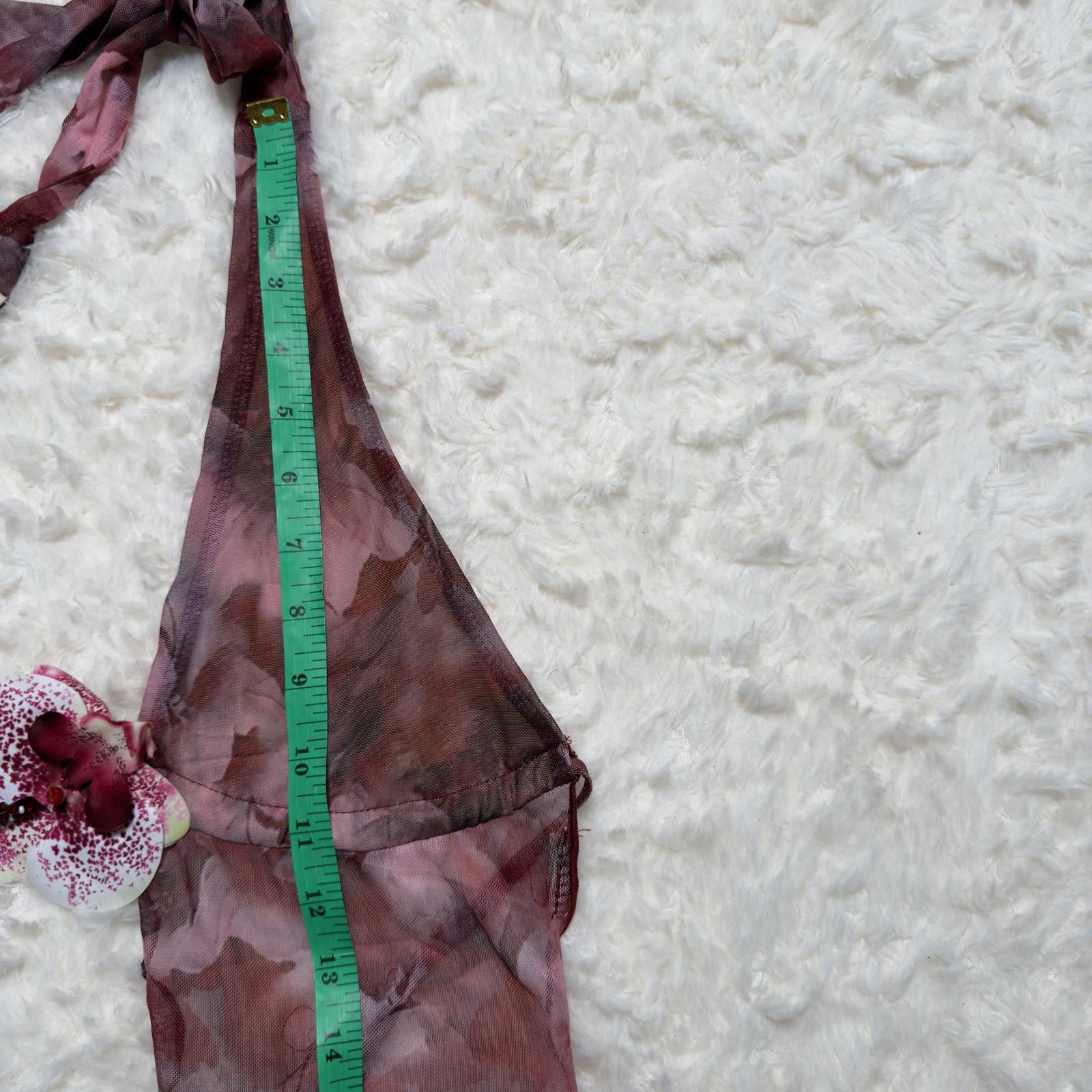 Unknown London Floral Top Fairycore Coquette Y2K 3D Flower Tie Back Cami Size S / US 4 / IT 40 - 5 Thumbnail