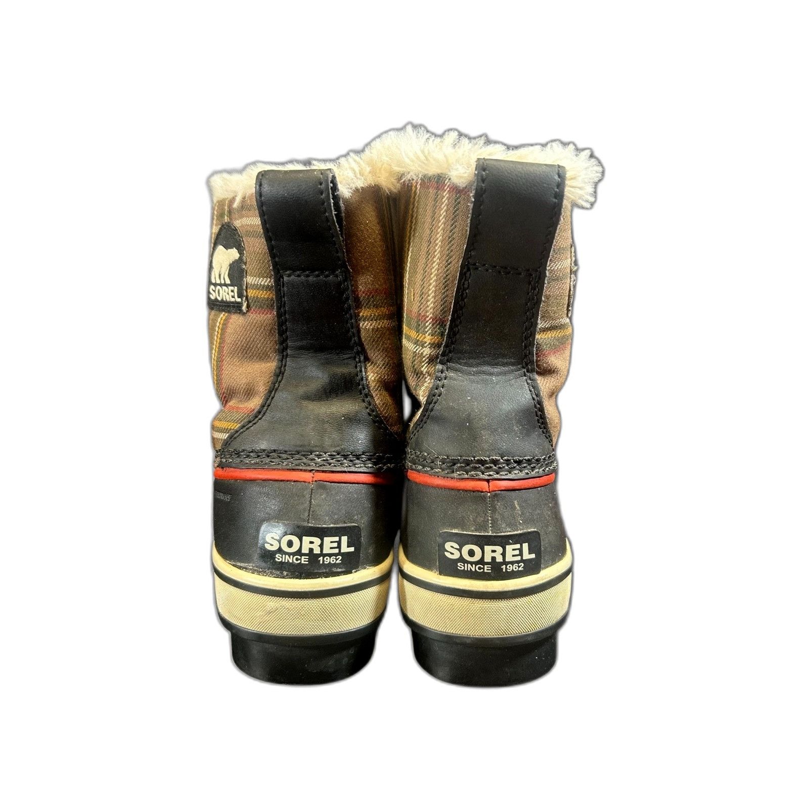 SOREL Sorel Women's 7 Snow Duck Boots Tartan Plaid Fur Lined Water Size US 7 / EU 40 - 7 Thumbnail