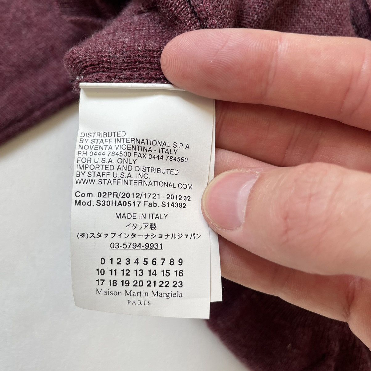 Maison Margiela A/W 12 Diamond Pattern Wool Cardigan Size US M / EU 48-50 / 2 - 12 Thumbnail