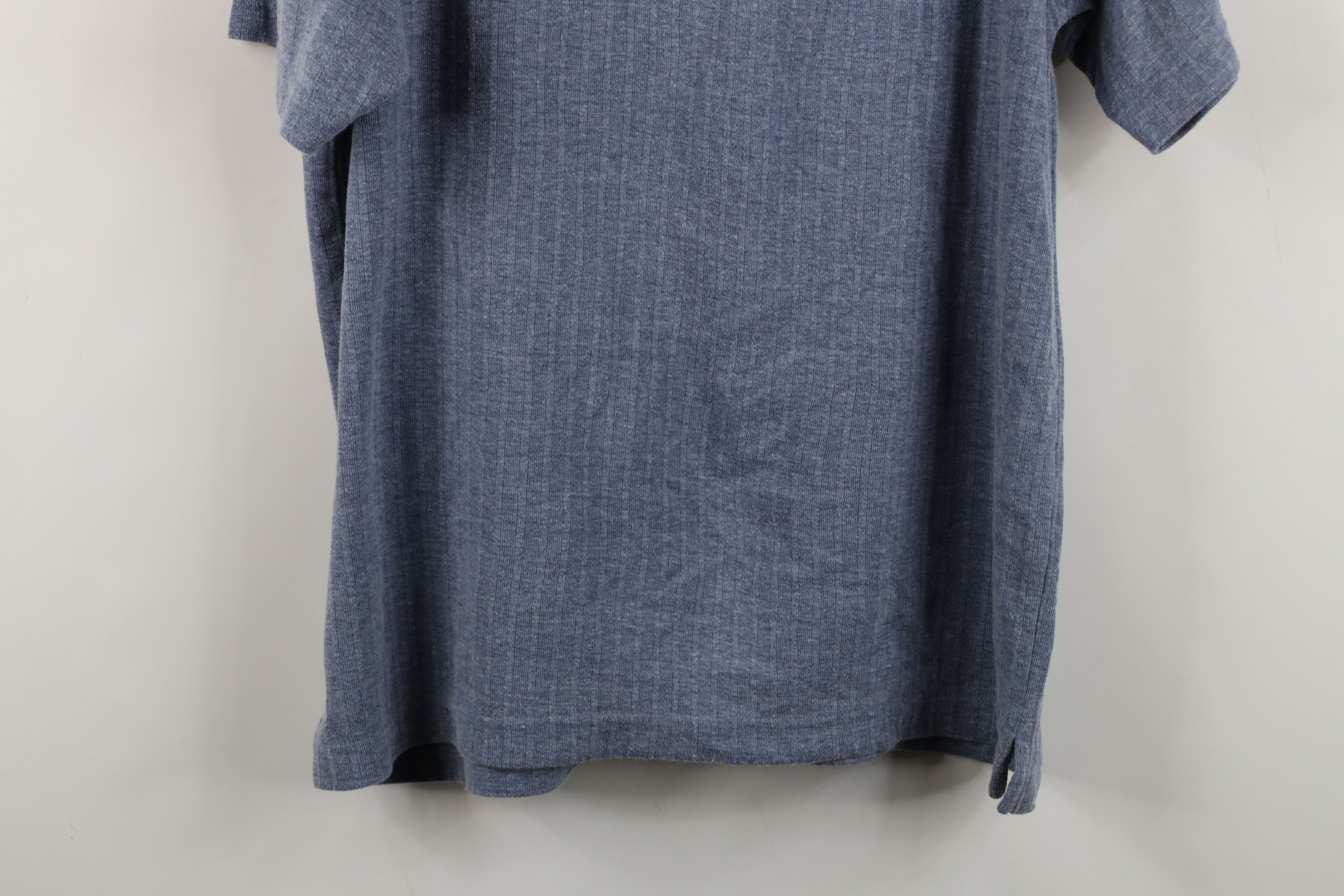 Vintage Vintage 90s Streetwear Knit Short Sleeve Henley T-Shirt Size US XL / EU 56 / 4 - 9 Thumbnail