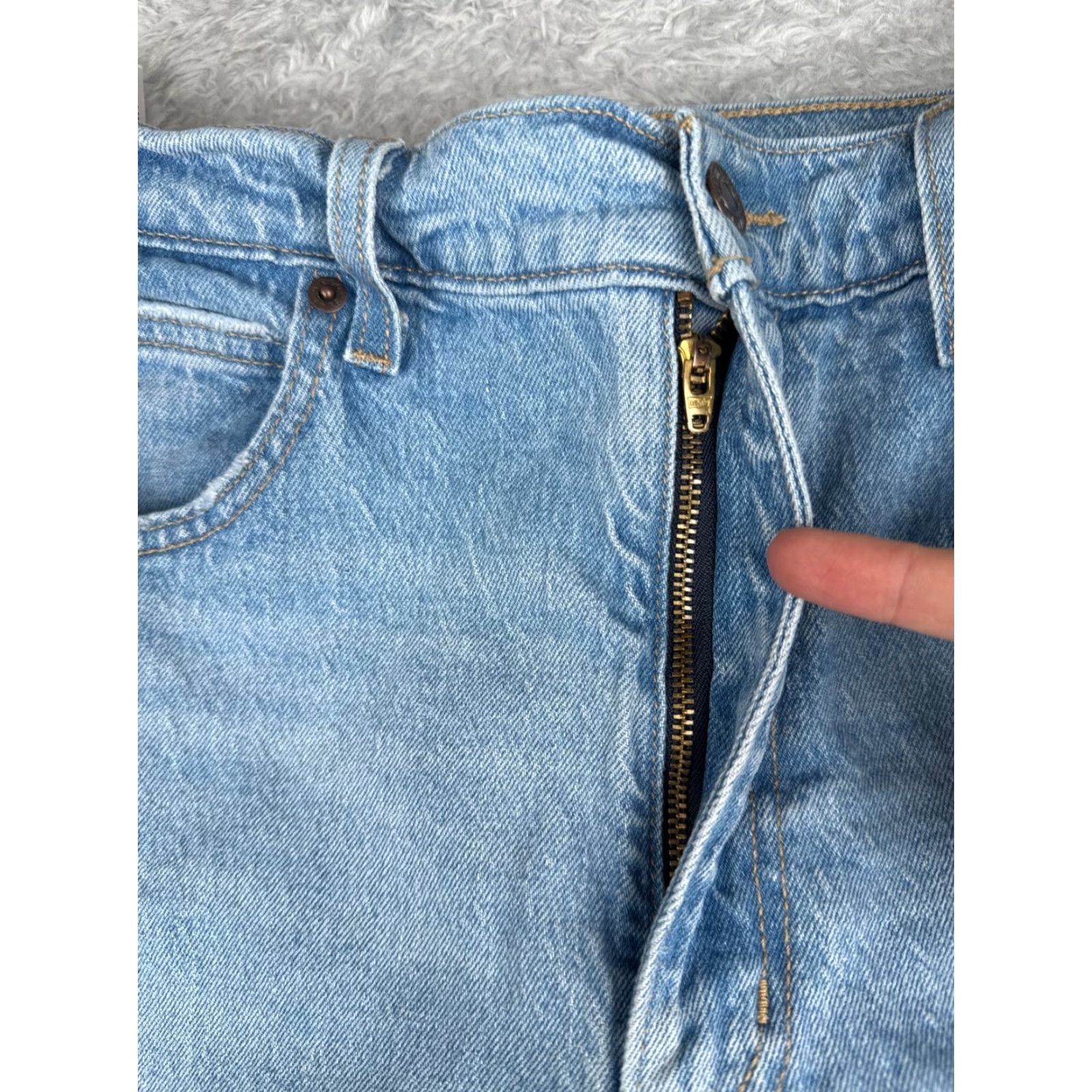 Levi's Levis Jeans Women 31 Blue Denim Wedgie Fit Levi's 70s High Straight 31x29 Vintage: No Distressed Stretch 5-Pocket Regular Size 24" / US 00 / IT 34 - 5 Thumbnail