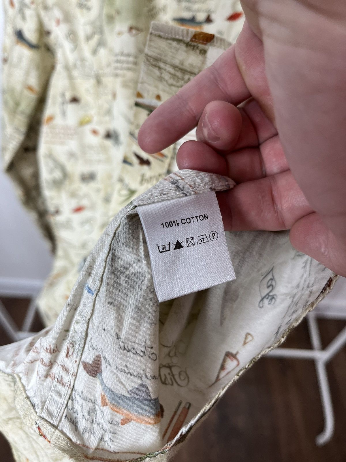 New & Lingwood New Lingwood Button Ups Overprint Fish Fishing Shirt Size US XL / EU 56 / 4 - 8 Thumbnail