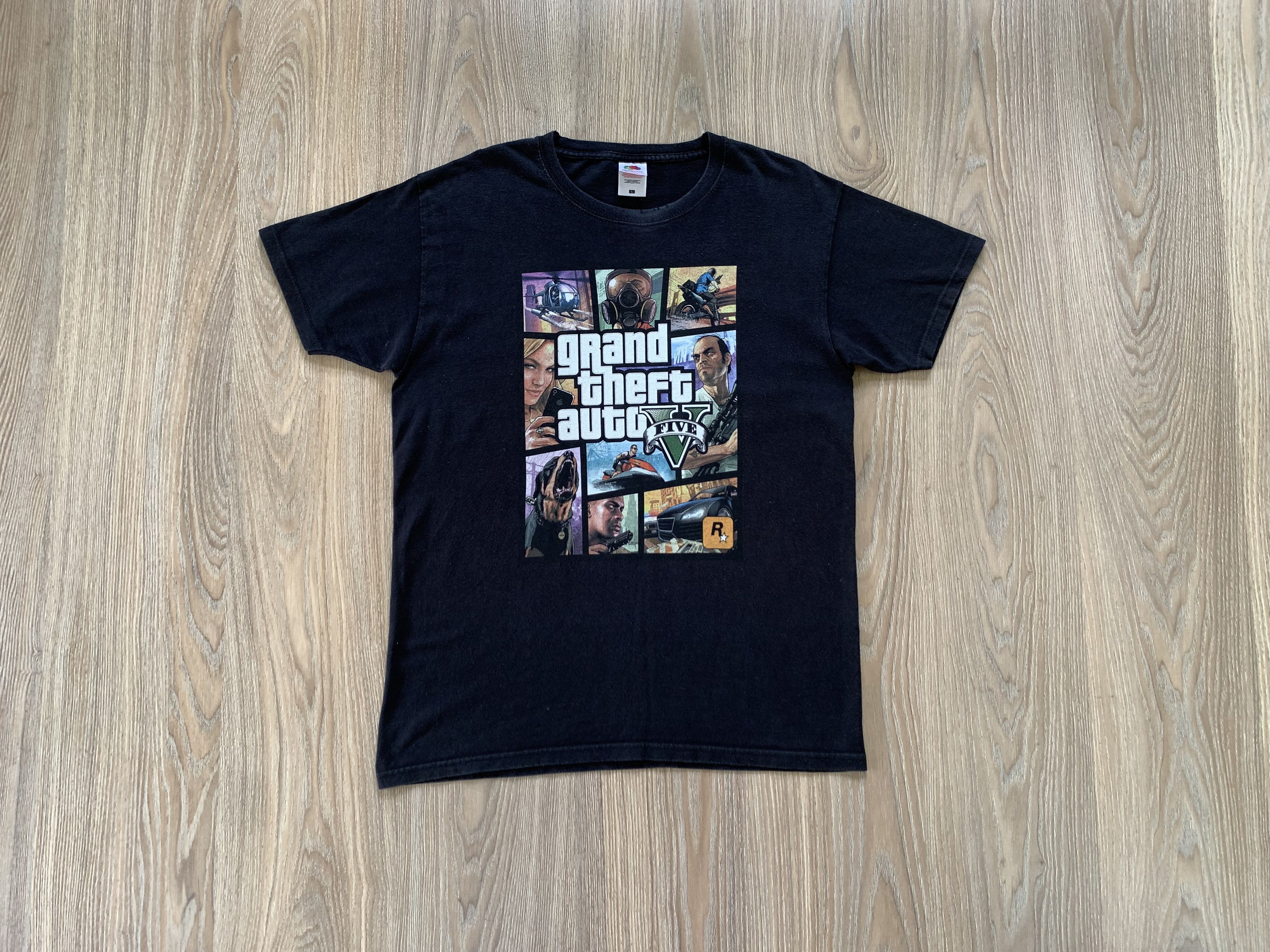 Fruit Of The Loom × Playstation Vintage Grand Theft Auto GTA Promo T-Shirt Size US L / EU 52-54 / 3 - 2 Thumbnail