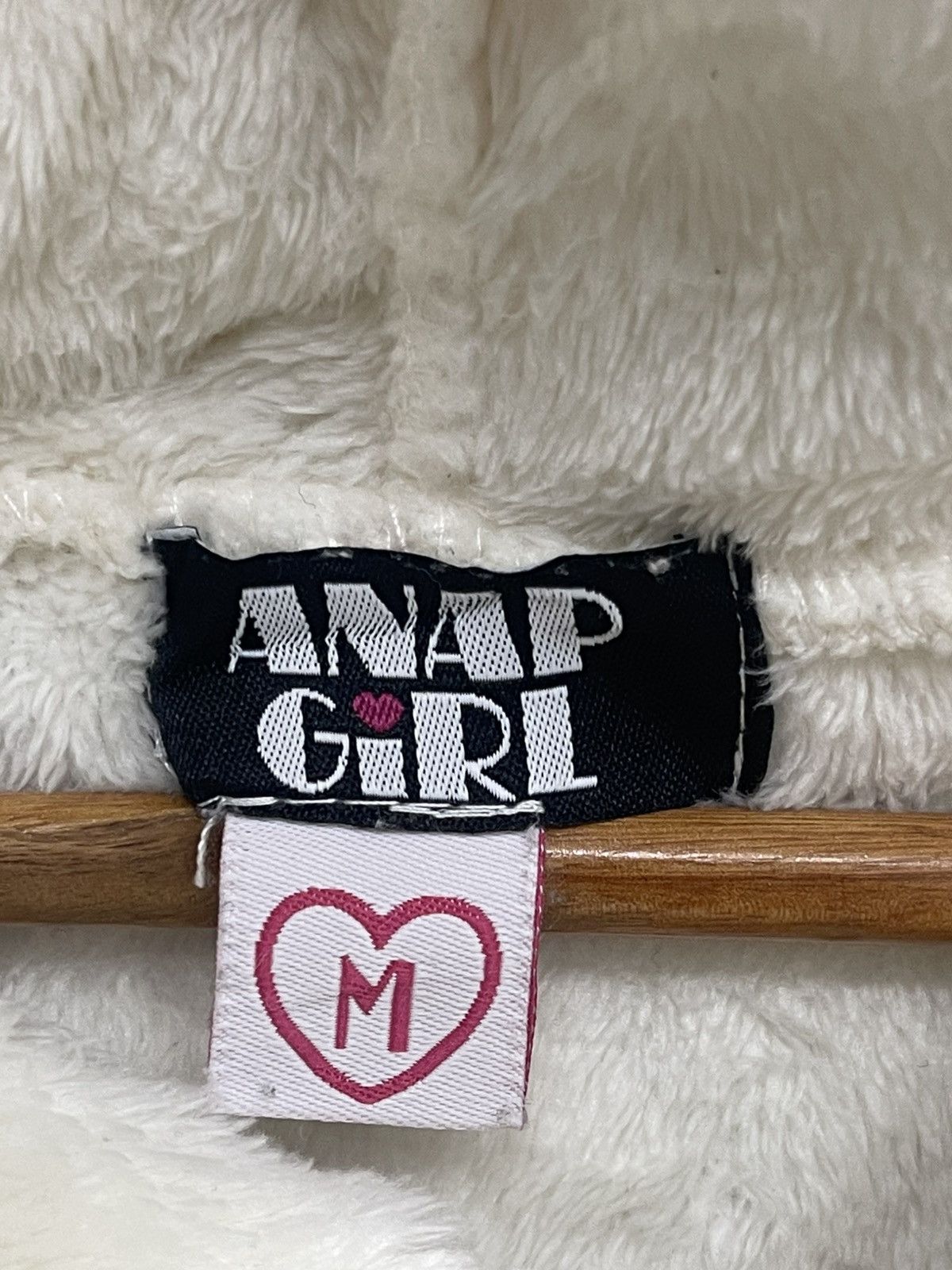 Japanese Brand ANAP GiRL Fluffy Fleece Hoodie Dress / Tunic Size S / US 4 / IT 40 - 5 Thumbnail