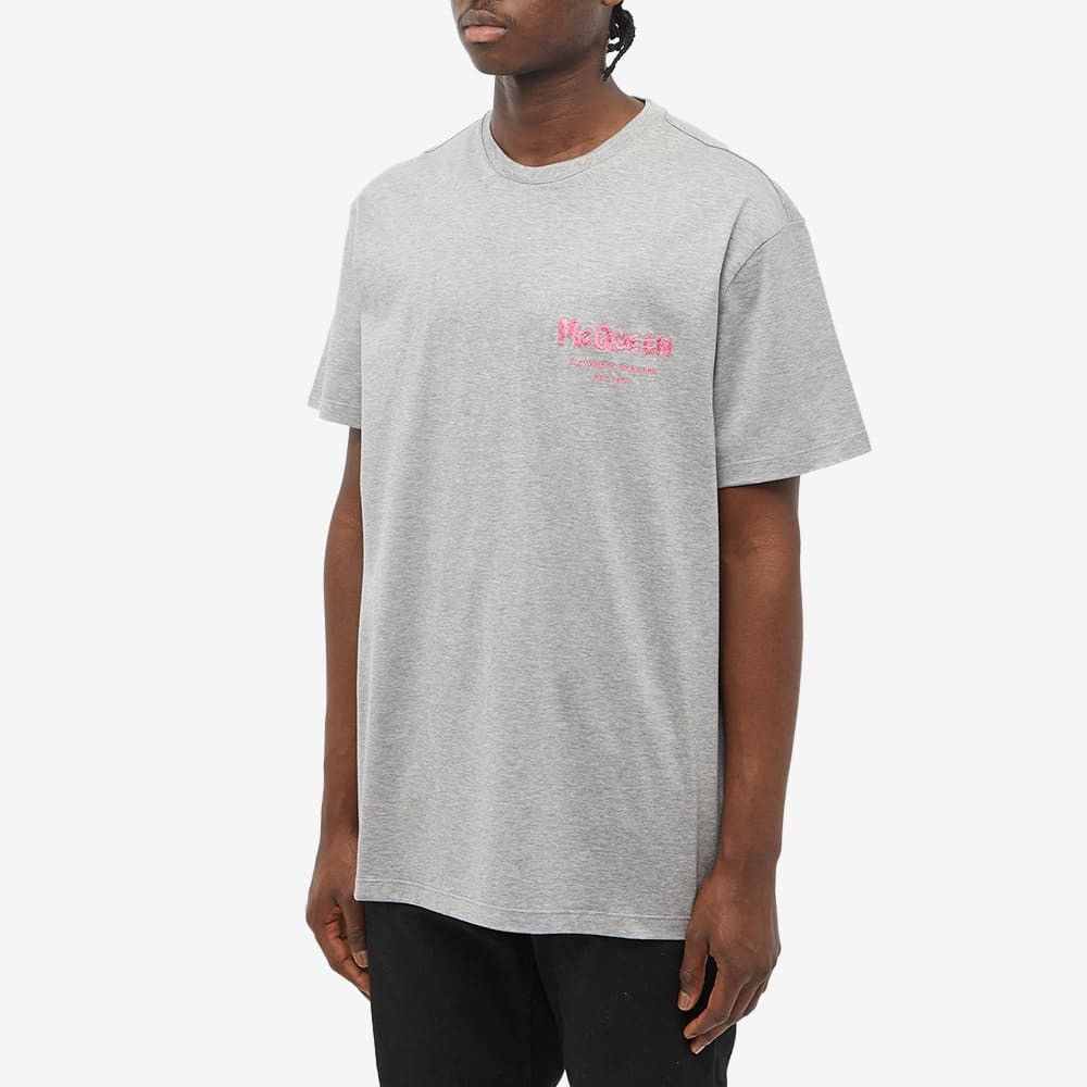 Alexander McQueen o1y1024 T-Shirt In Light Grey Size US M / EU 48-50 / 2 - 2 Thumbnail