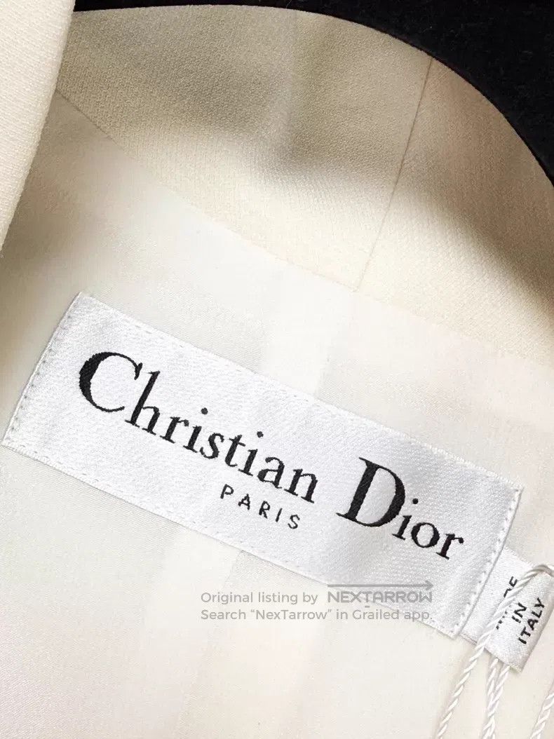 Dior Dior Long-sleeved suit jacket with straps Size XXS / US 00 / IT 34 - 4 Thumbnail