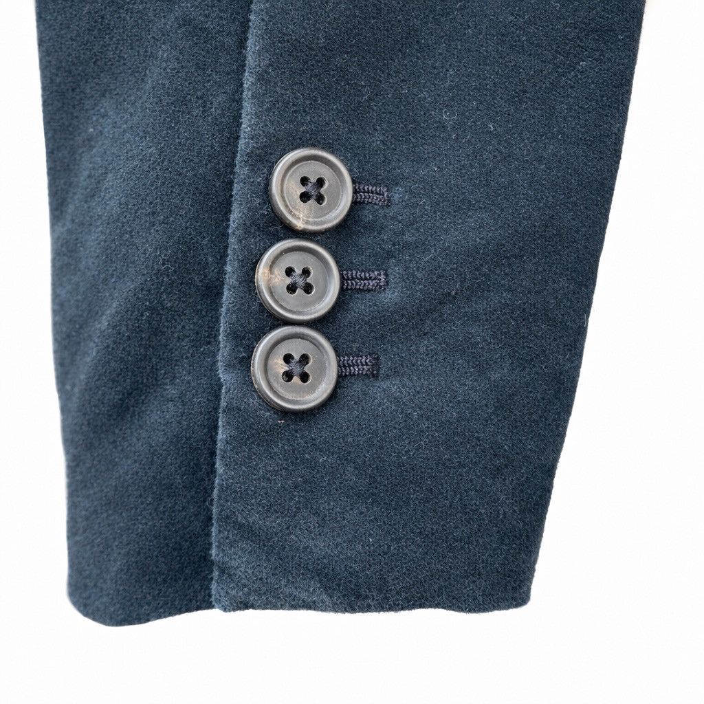 Prada Prada Milano Velvet Blazer Deep Navy 48R Tailored Jacket Size 48R - 4 Thumbnail