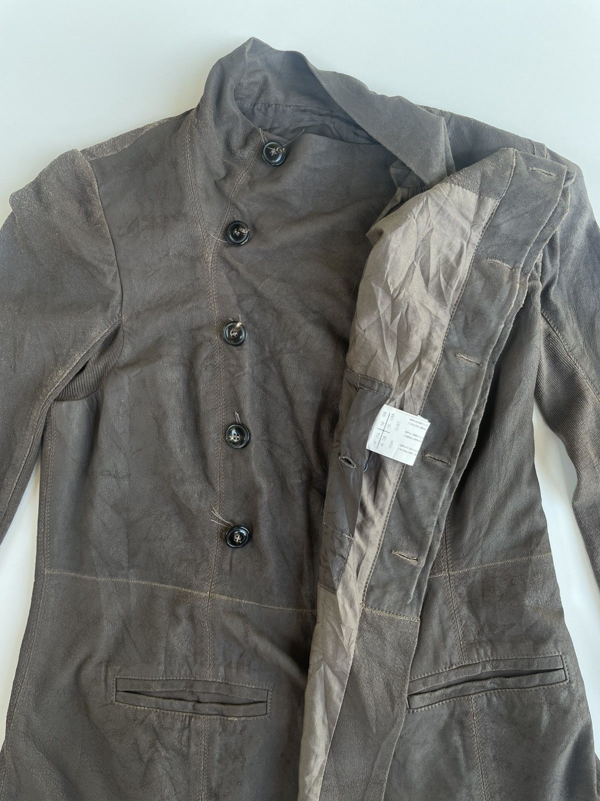 Rick Owens Rick Owen Leather Jacket Size US S / EU 44-46 / 1 - 12 Thumbnail