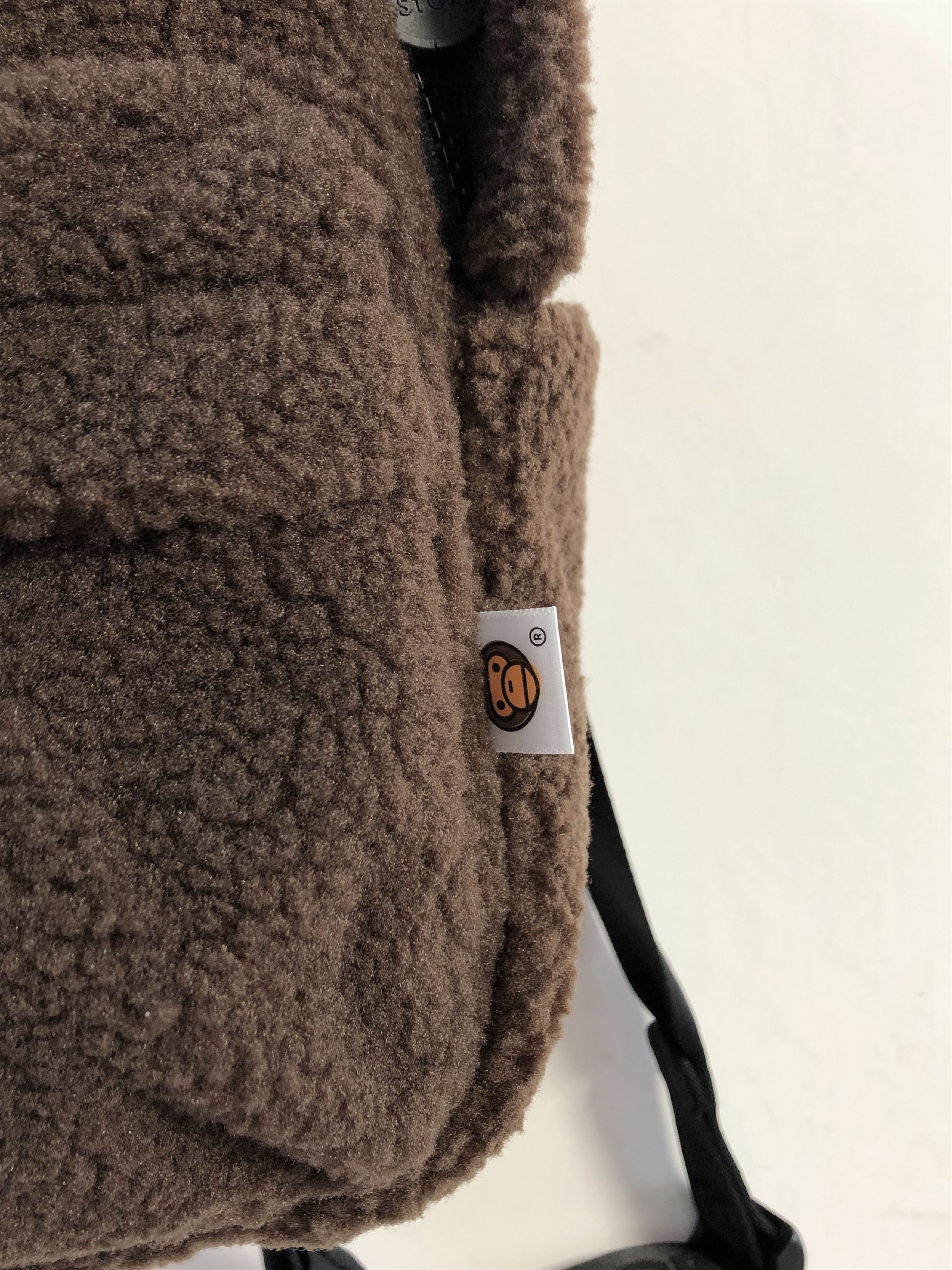 Japanese Brand brown Bape BABY MILO MINI FUR BACKPACK Size ONE SIZE - 4 Thumbnail