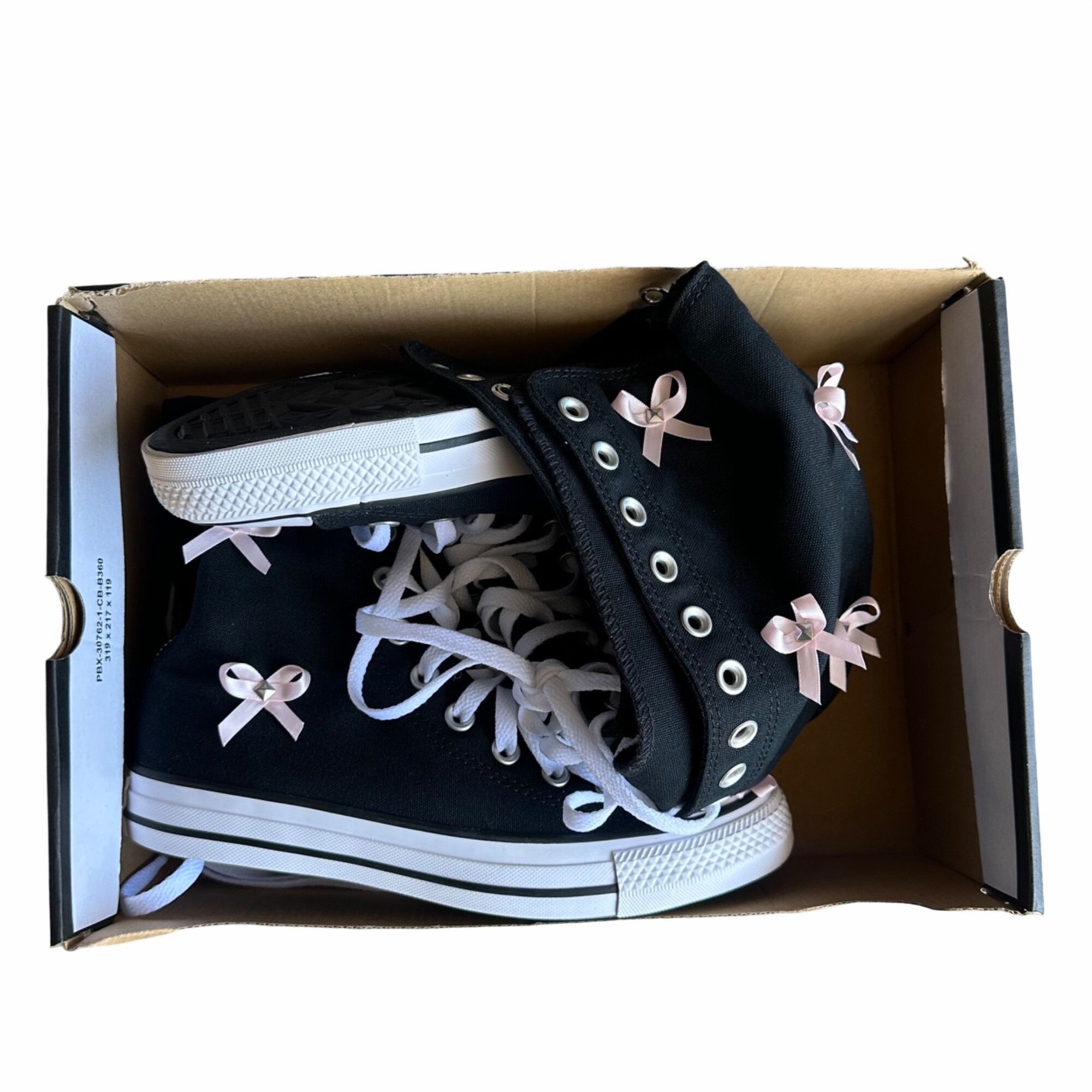⭐Converse Chuck Taylor XXHi Bows & Studs Sz 7 Men\'s Boots Sneakers Black A17684C Converse Chuck Taylor All Star Hi Shoes Black | Chicago City  main image 3
