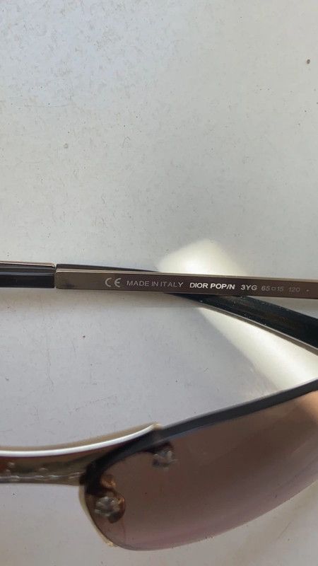 Dior Christian Dior Sunglasses Pop Shield Vintage Size ONE SIZE - 4 Thumbnail