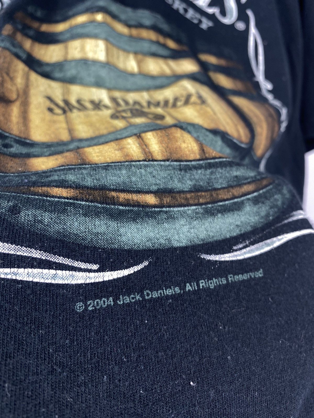 Vintage Vintage 00s Jack Daniel’s whiskey label promo graphic tee Size US XL / EU 56 / 4 - 8 Thumbnail