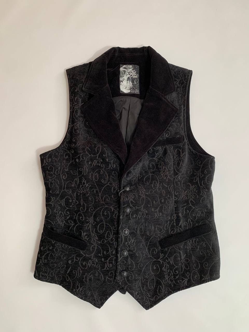 Vintage Crazy Vampires Vest Punk Rave Ghotic Size US M / EU 48-50 / 2 - 1 Thumbnail