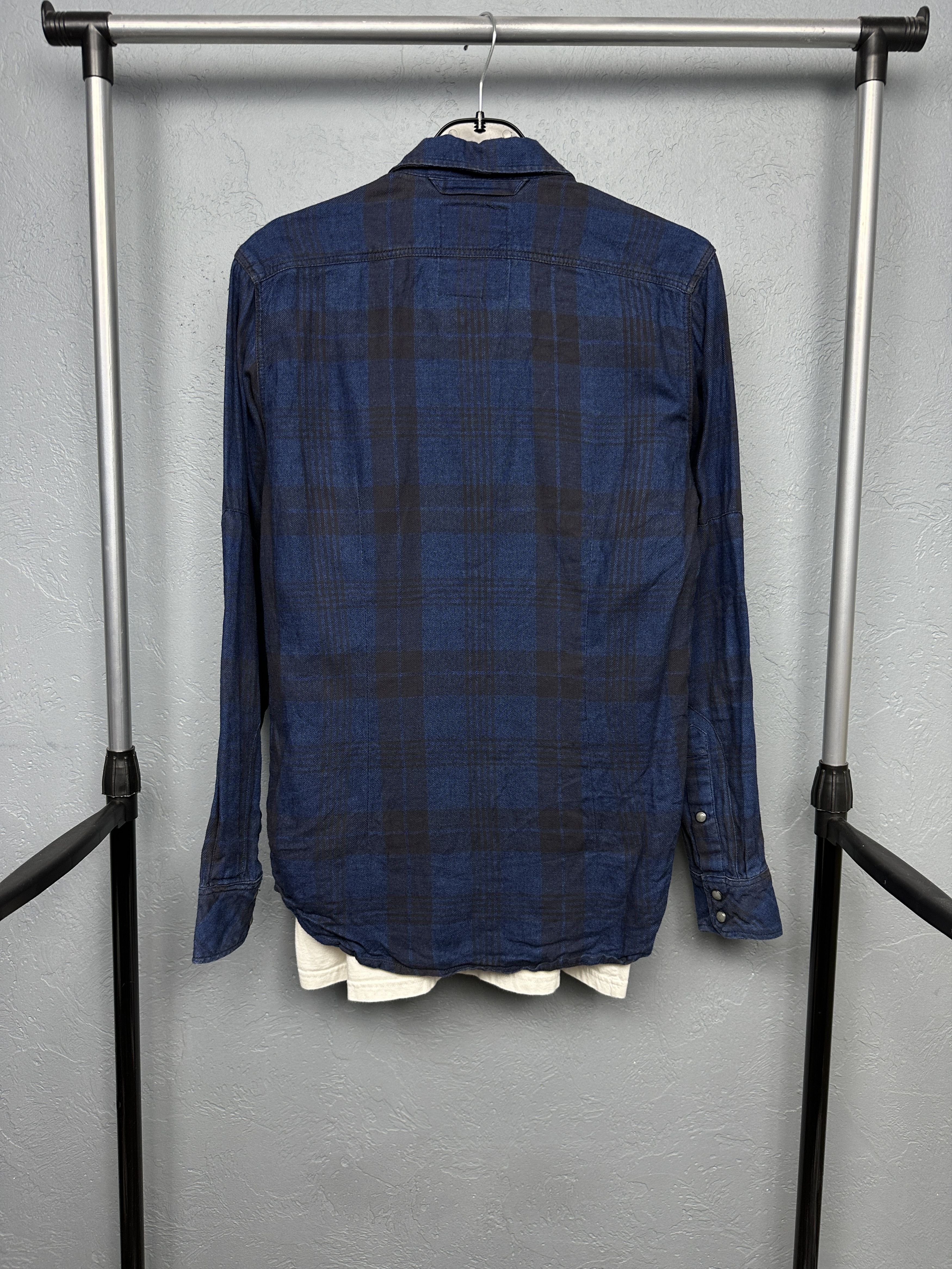 G-Star G Star Raw Mens Flannel Tacoma Plaid Shirt Size US XS / EU 42 / 0 - 6 Thumbnail