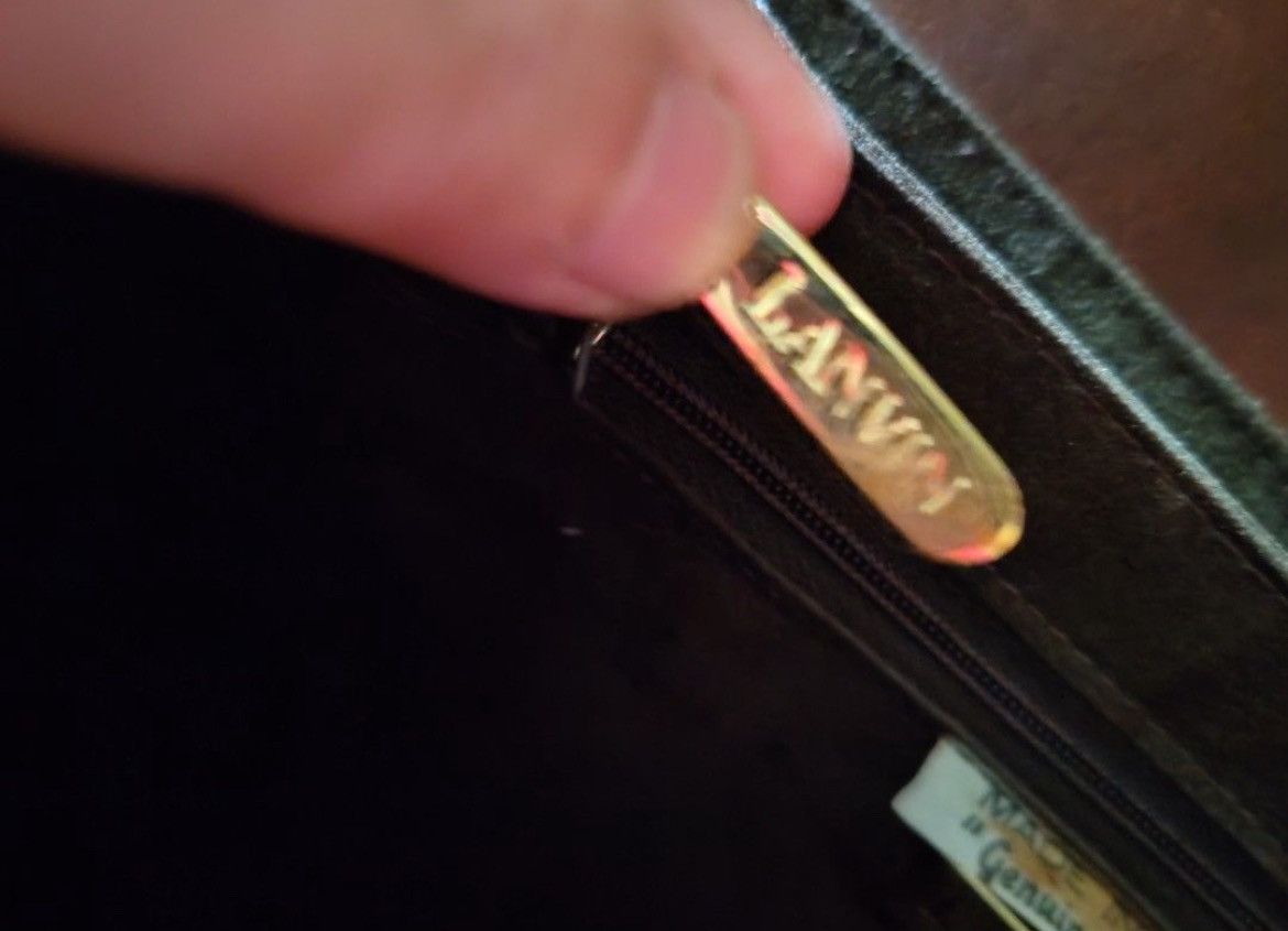 Lanvin Authentic Vintage Lanvin Leather Messenger Bag Size ONE SIZE - 9 Thumbnail