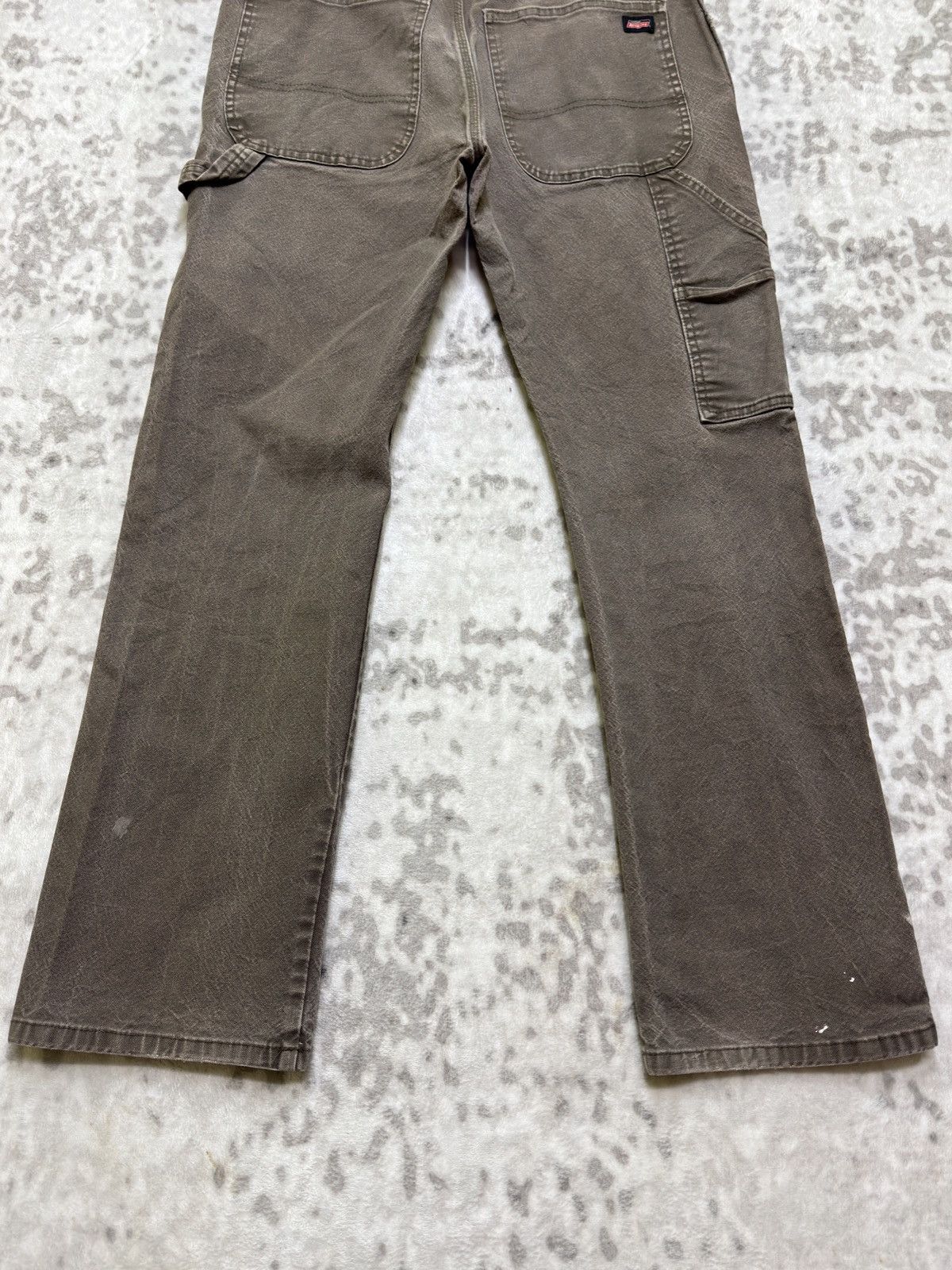 Dickies Vintage Brown Workwear Carpenter Pants Sun Faded Distressed Size US 32 / EU 48 - 13 Thumbnail