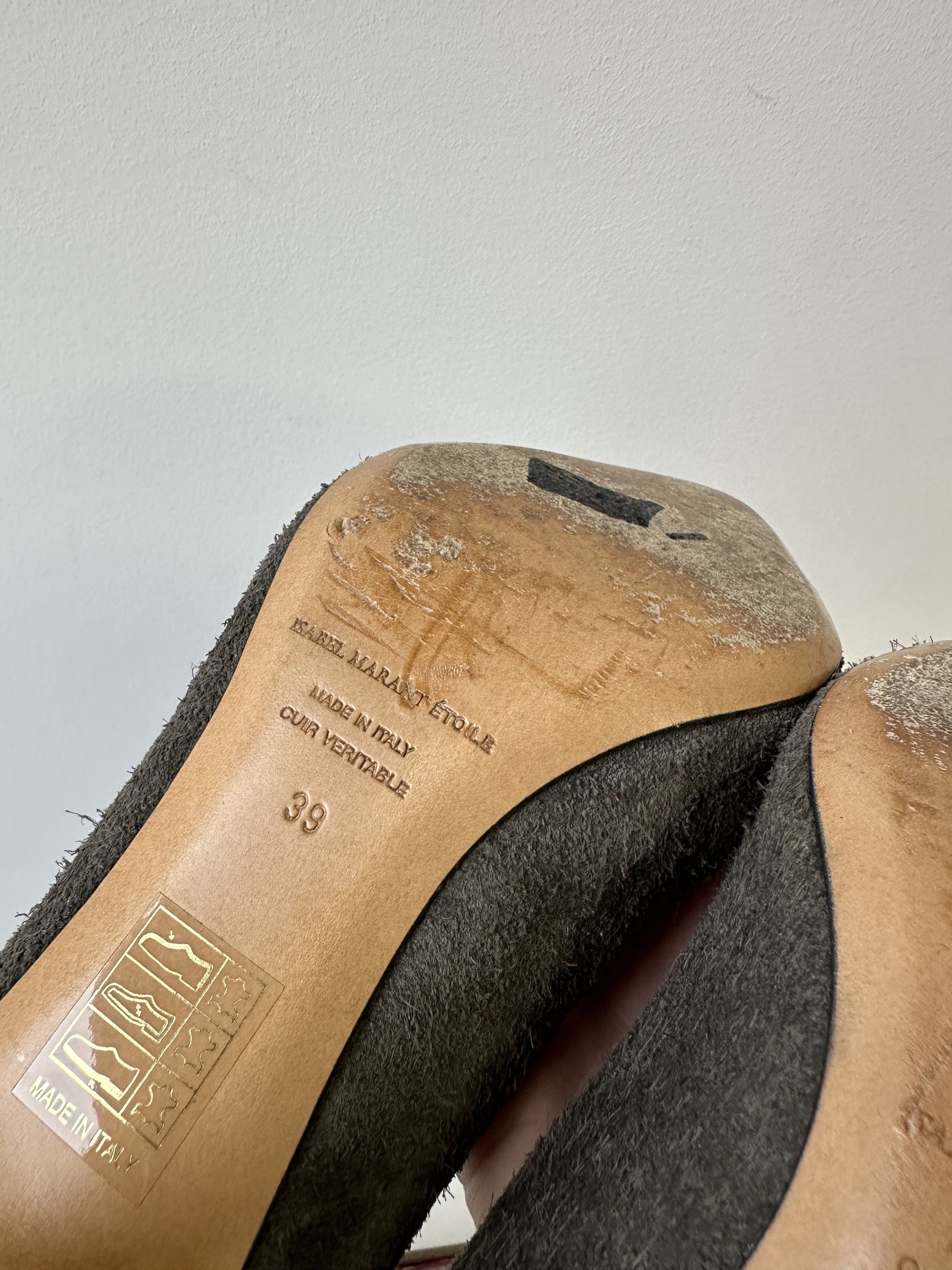 Isabel Marant Etoile Isabel Marant Etoile Fluffy Suede Heels 6467AC Size US 9 / IT 39 - 7 Thumbnail