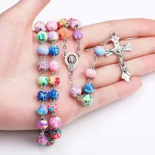 Jewelry Saint Benedict Rosary Necklace Chain Catholic Church Jesus Size ONE SIZE - 1 Thumbnail