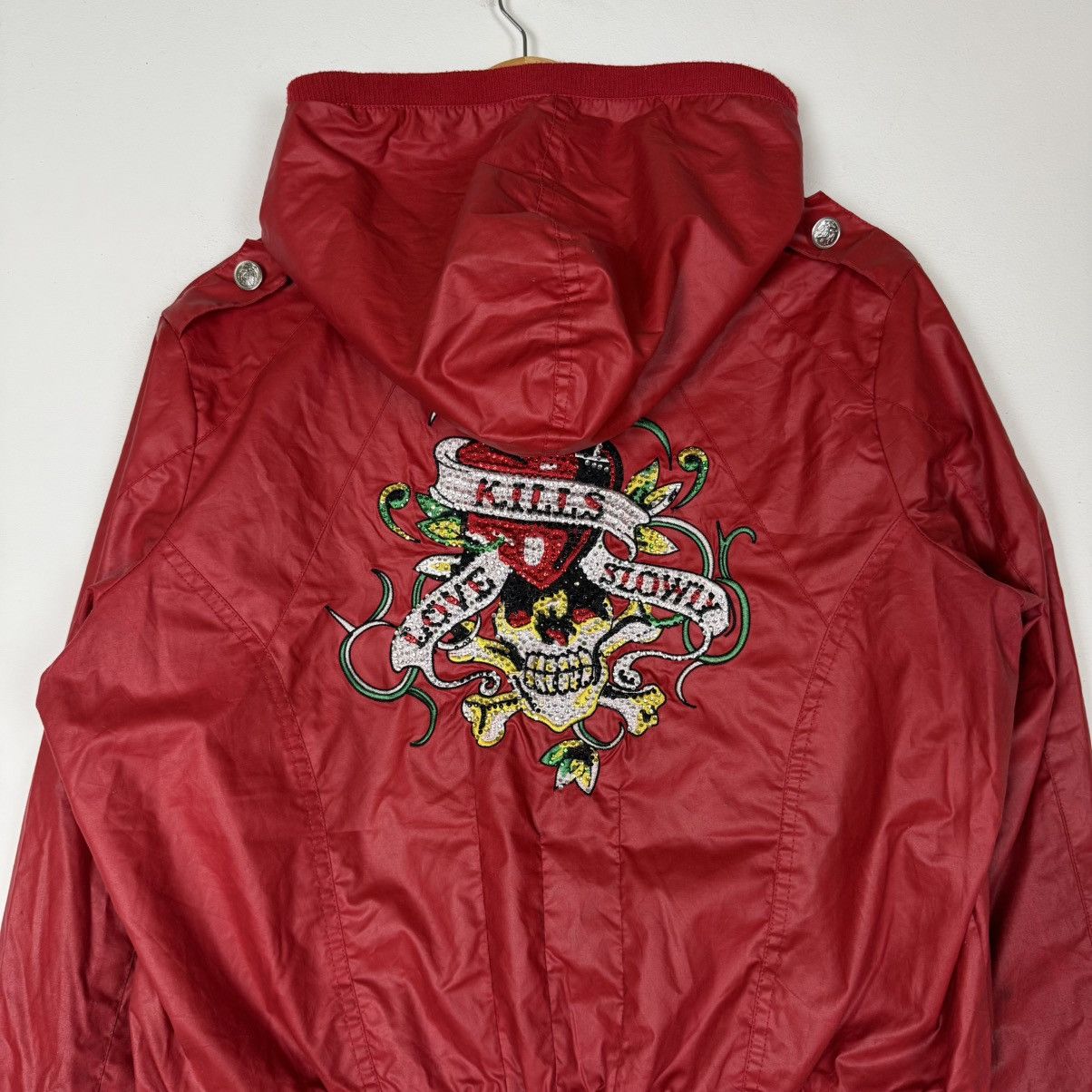 Japanese Brand LOVE KILLS SLOWLY Japanese Studded Skull Bomber Jacket Size US M / EU 48-50 / 2 - 9 Thumbnail